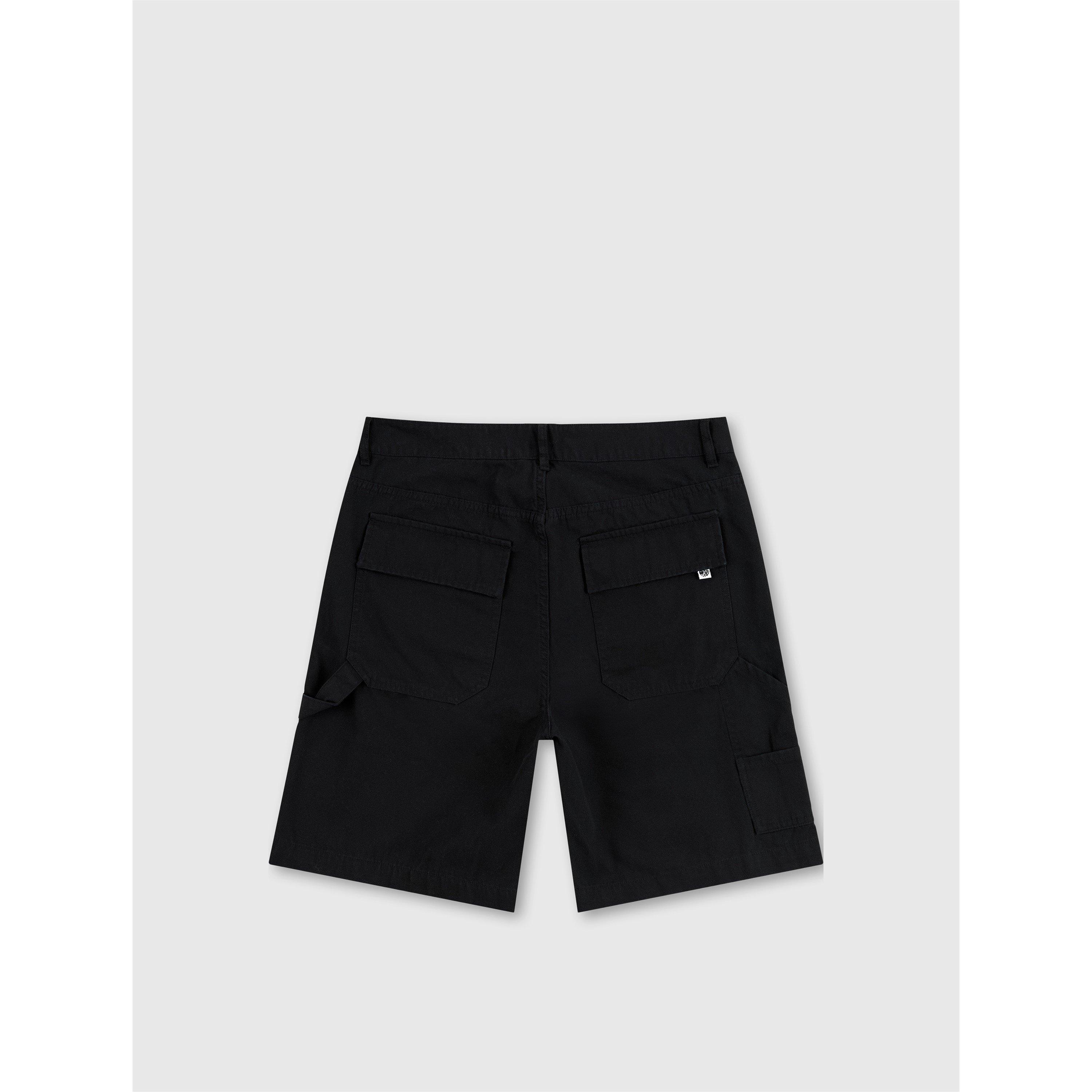 Black - Pretty Green - Men's Stamford Carpenter Cargo Shorts - 2