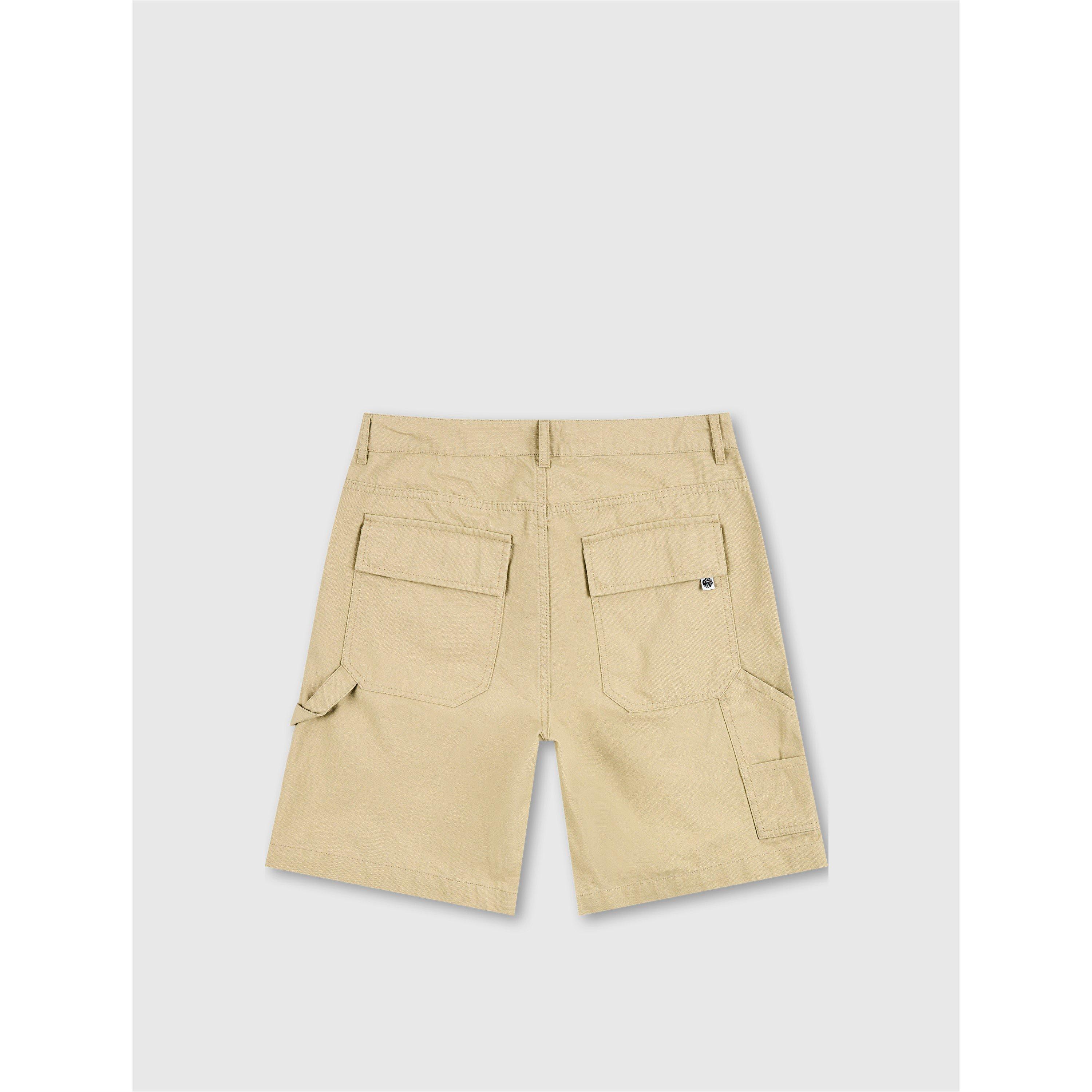 Taupe - Pretty Green - Men's Stamford Carpenter Cargo Shorts - 2