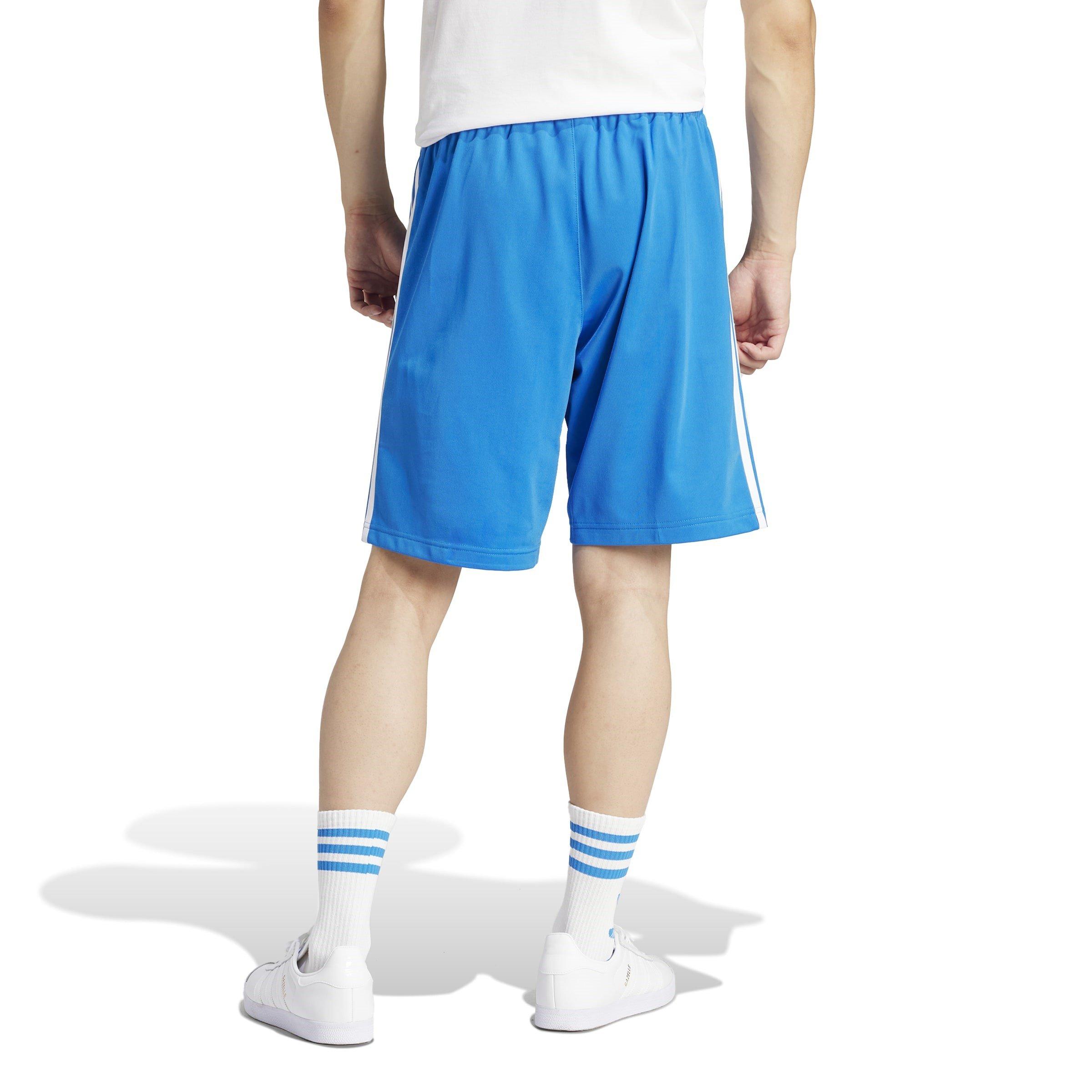Blue - adidas Originals - Firebird Jersey Jogger Shorts - 3