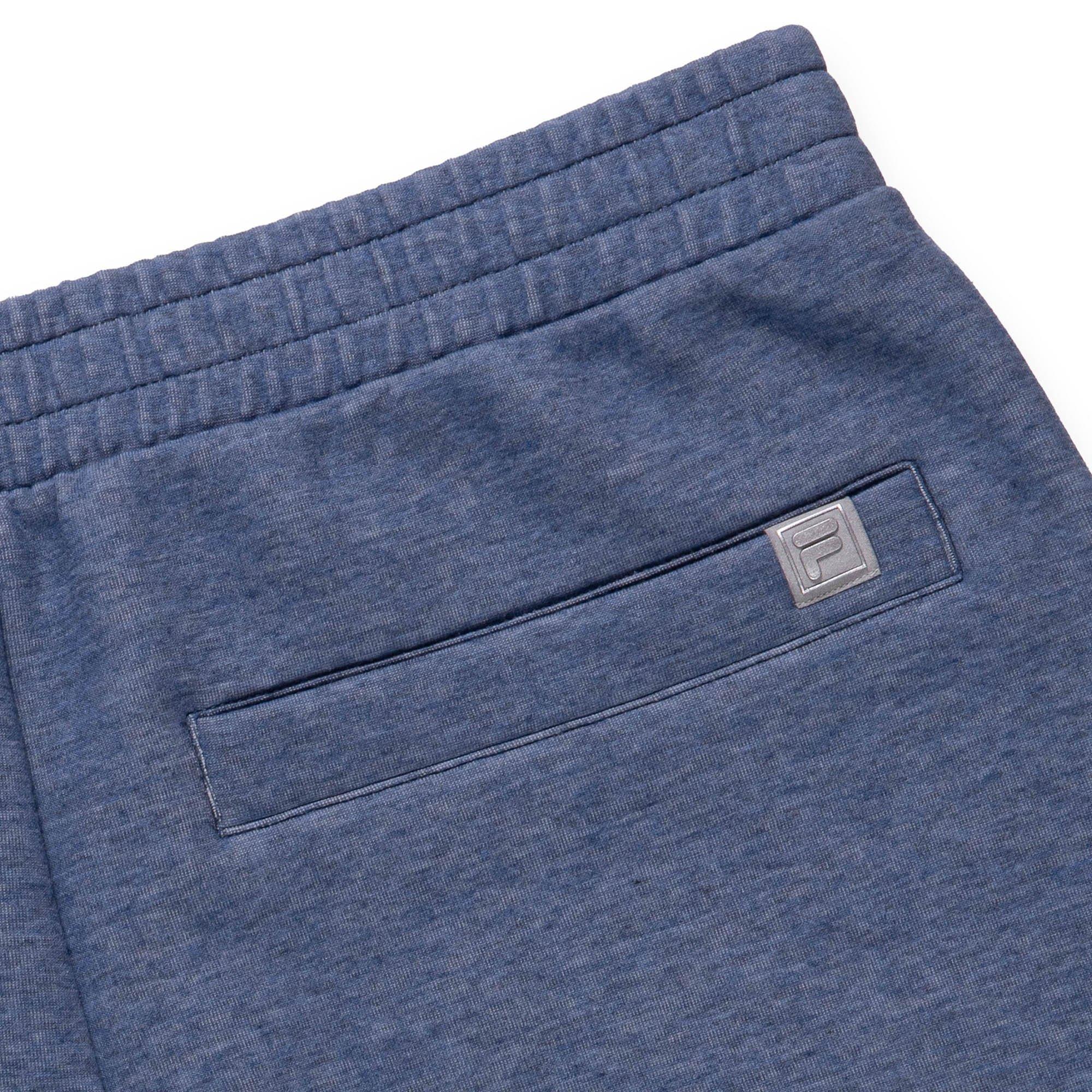 MELANGE BLUE - Fila - Men's Fleece Jogger Shorts - 4