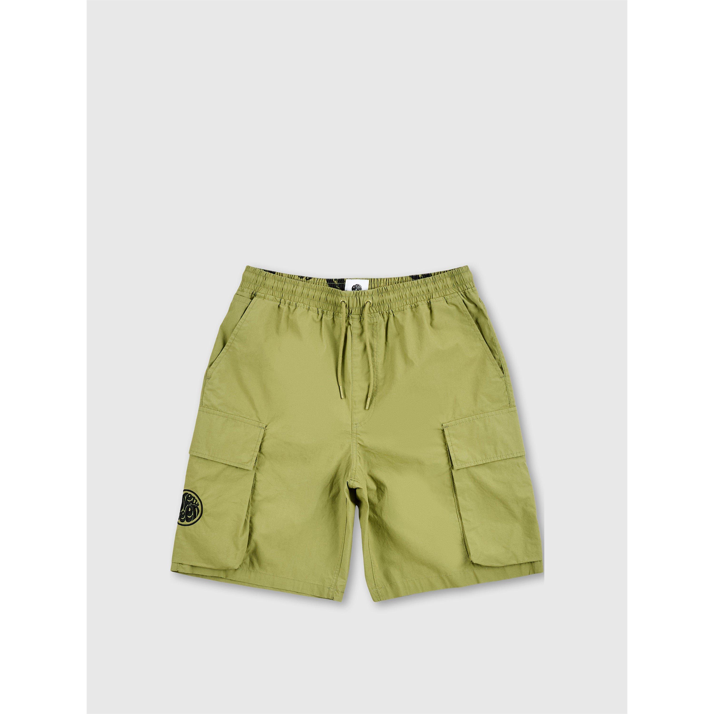 Khaki - Pretty Green - Men's Stamford Cargo Shorts - 1