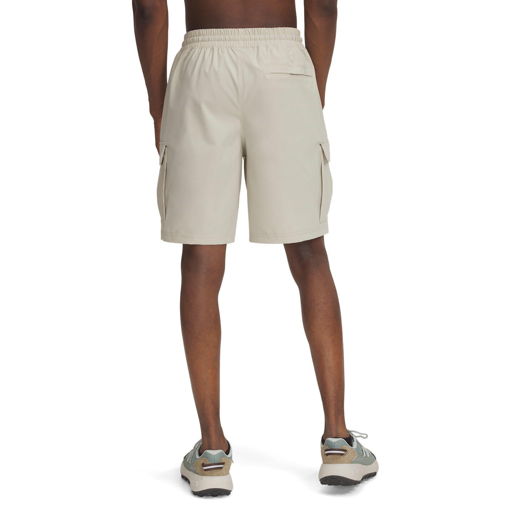 Khaki Base/Blck - Under Armour - Armour Ua Vibe Woven Cargo Short Mens - 2
