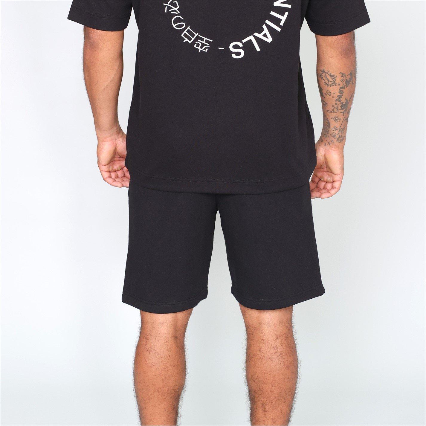Black - Blank Essentials - Jersey Jogger Shorts - 2