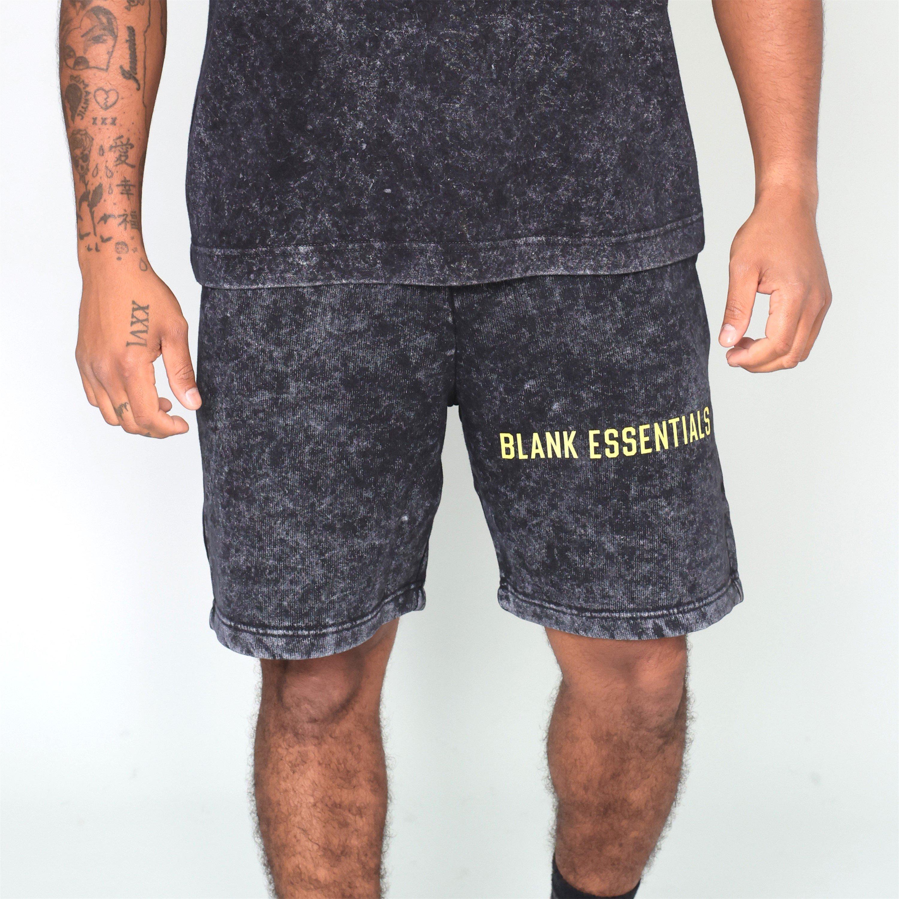 Washed Black - Blank Essentials - Essentials College Short - 3