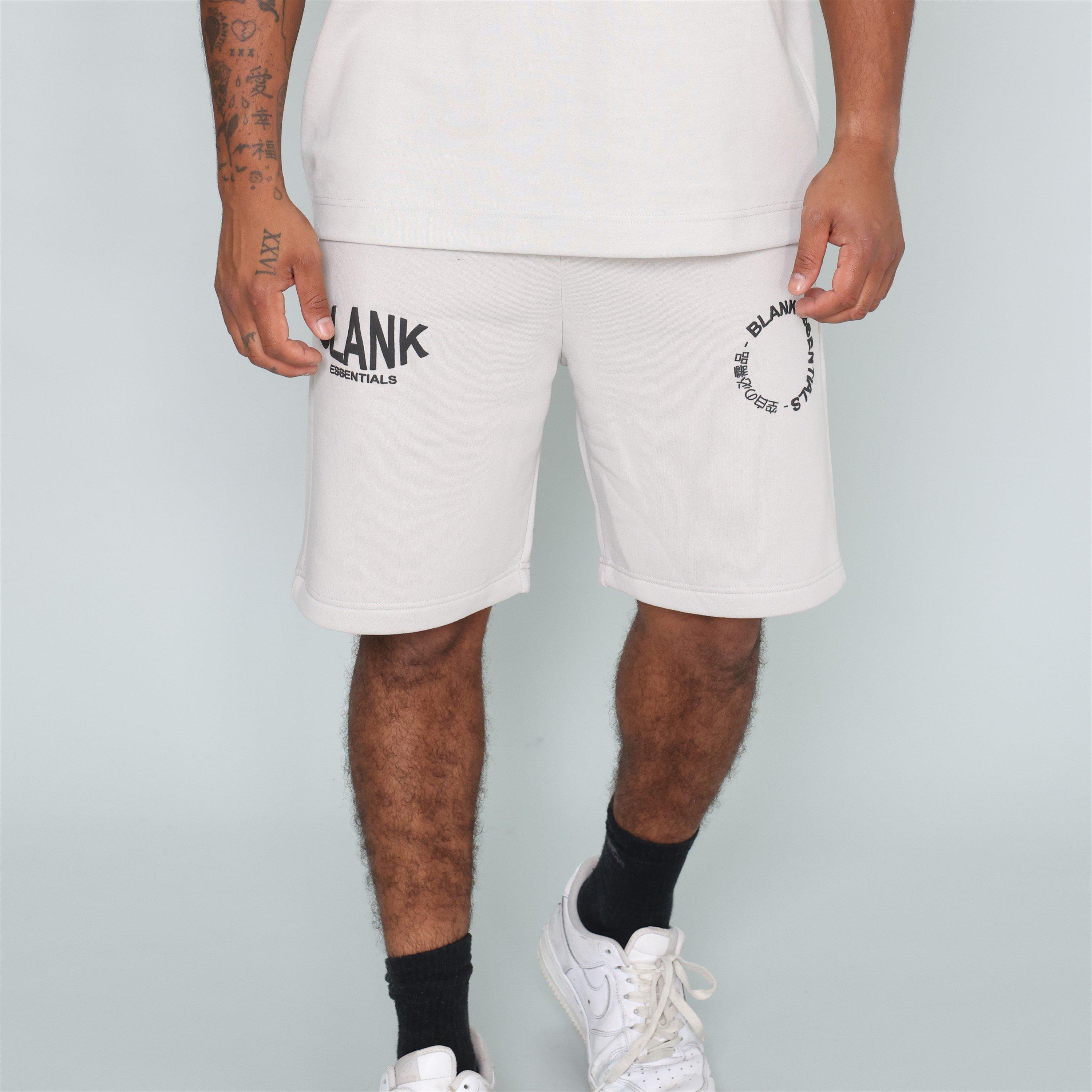 Flat Grey - Blank Essentials - Jersey Jogger Shorts - 3