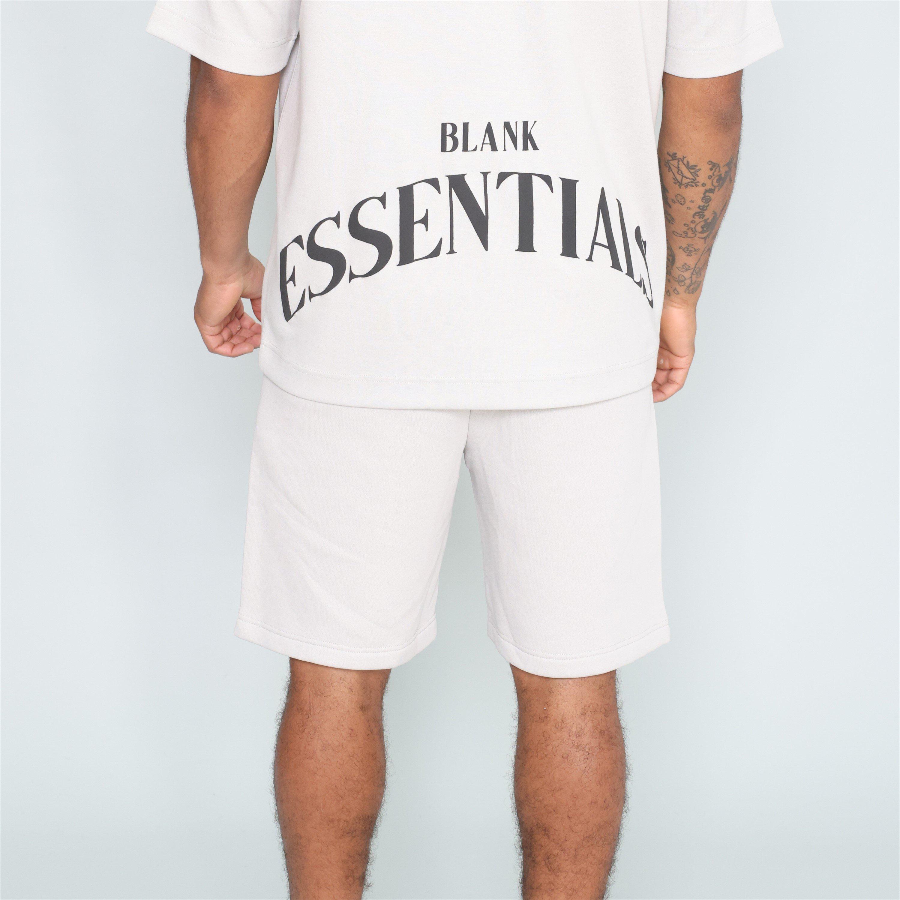 Flat Grey - Blank Essentials - Jersey Jogger Shorts - 4