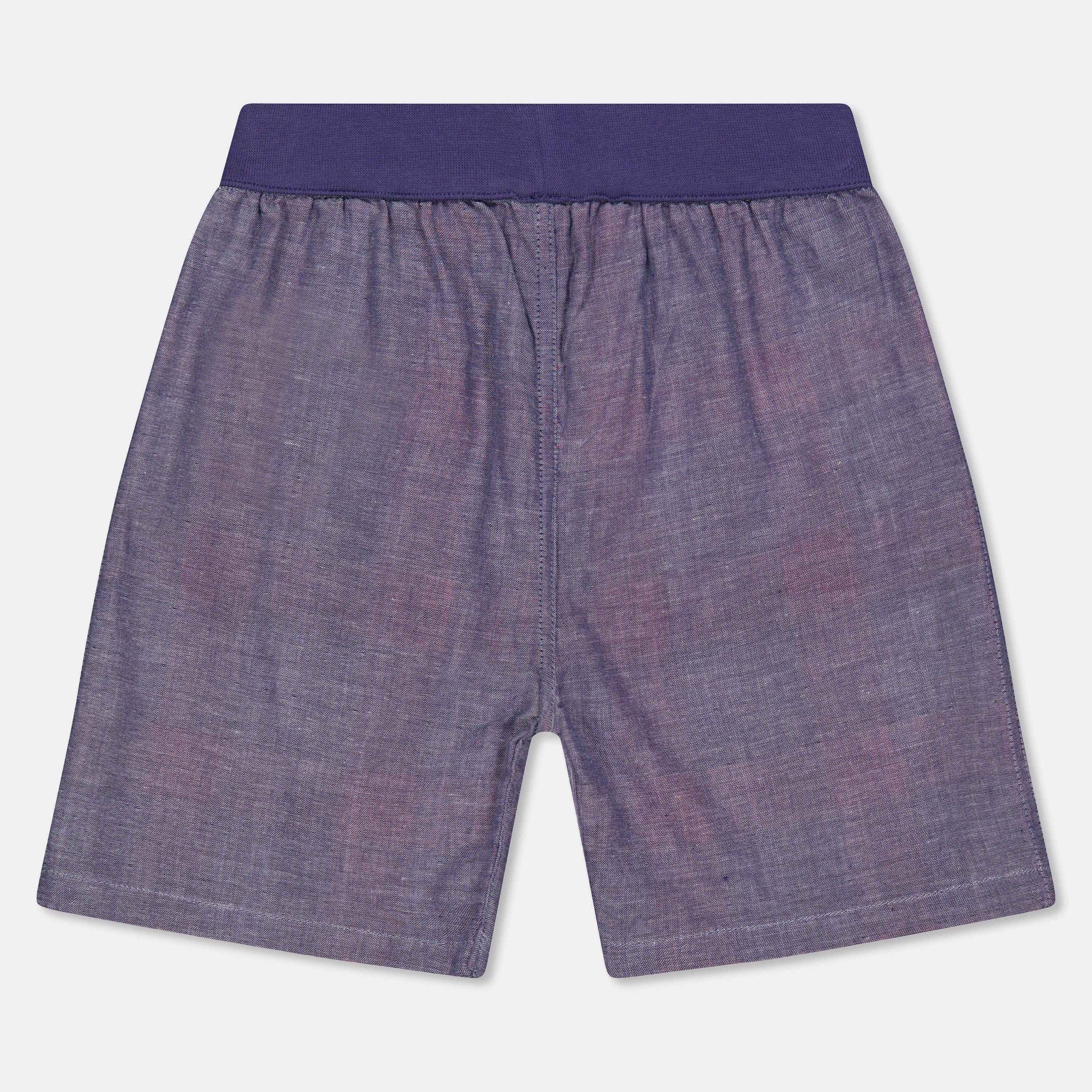 Blauw - Lilly and Sid - Reversible Jersey Jogger Shorts - 2