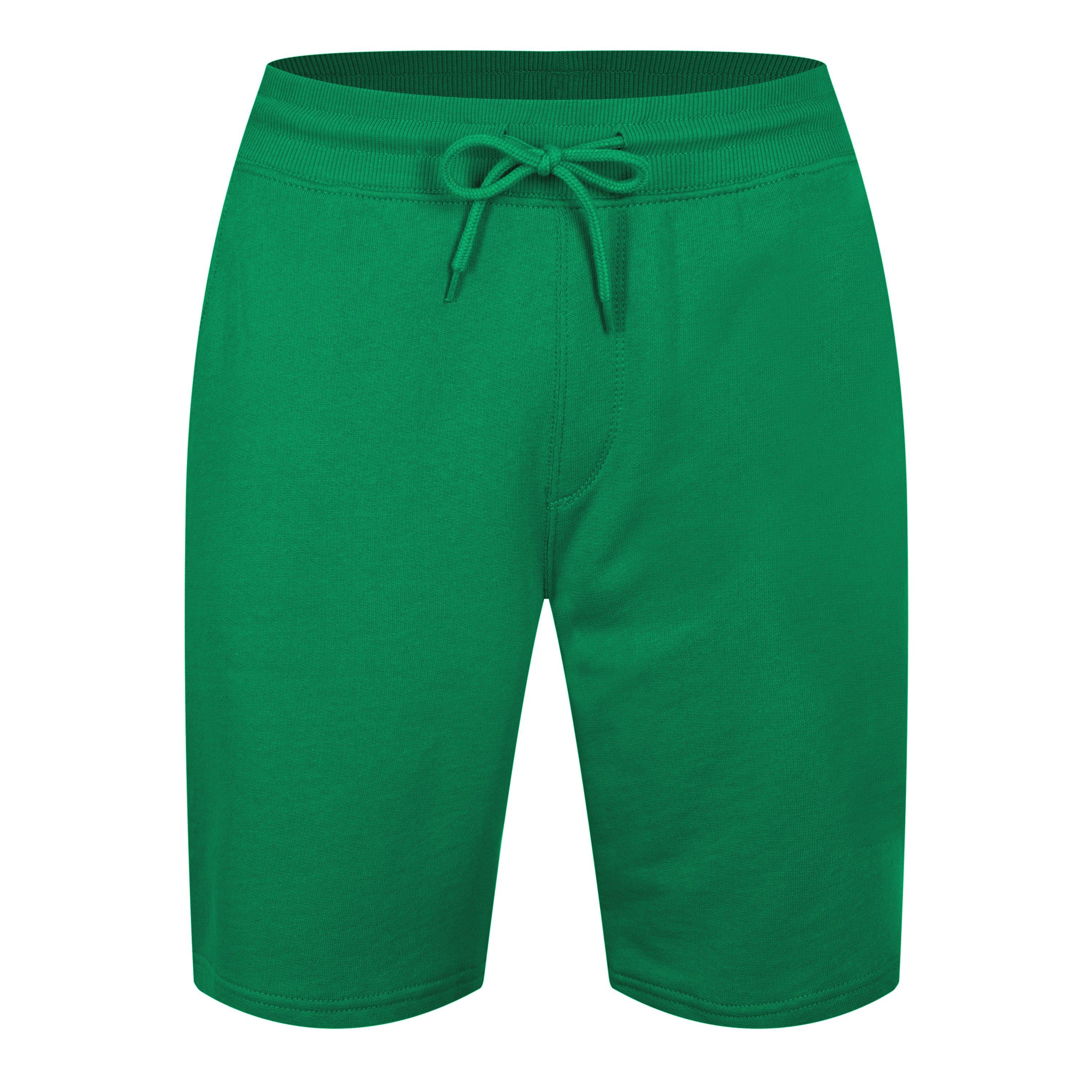 Green - United Colors of Benetton - Men's Fleece Jogger Shorts - 1