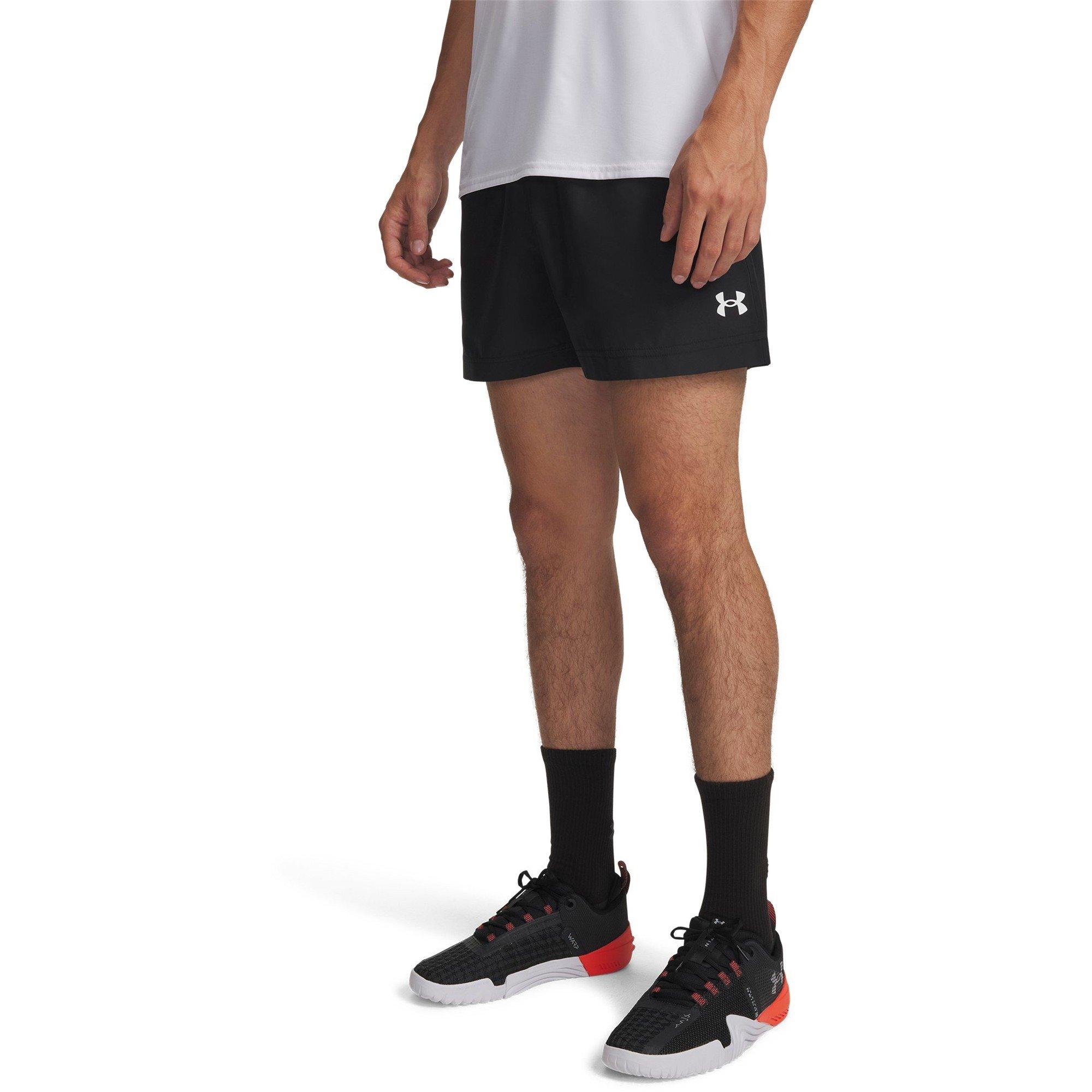 Black/White - Under Armour - Tech Wvn 5In Shrt Sn62 - 1