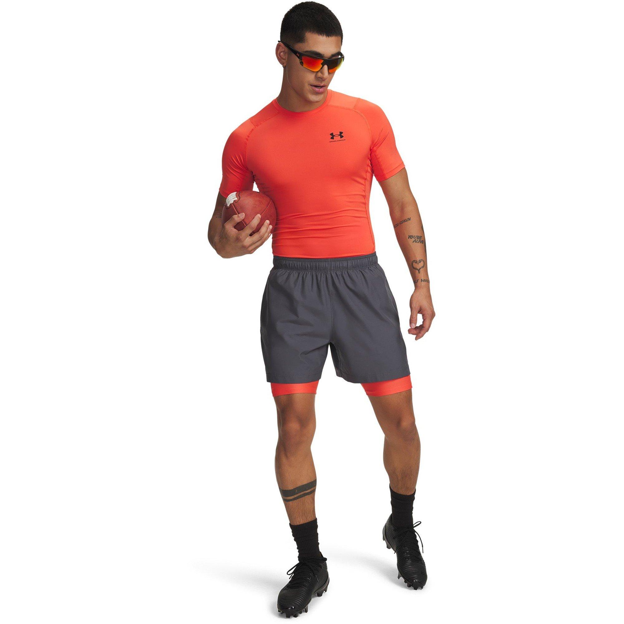 Castlerock/Blk - Under Armour - Men's Performance Gym Shorts - 3