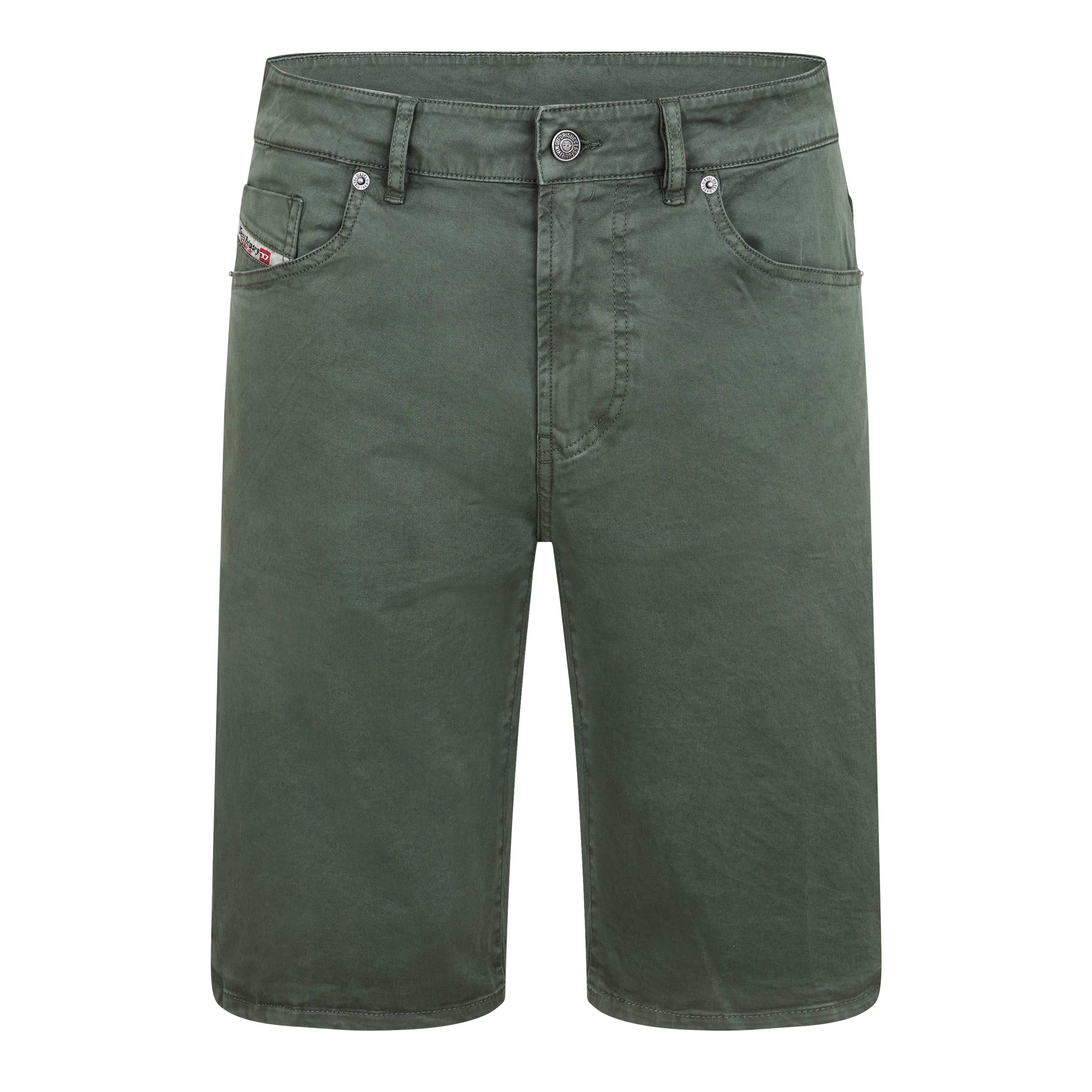 Diesel Men's Fleece Jogger Shorts - Green - 31