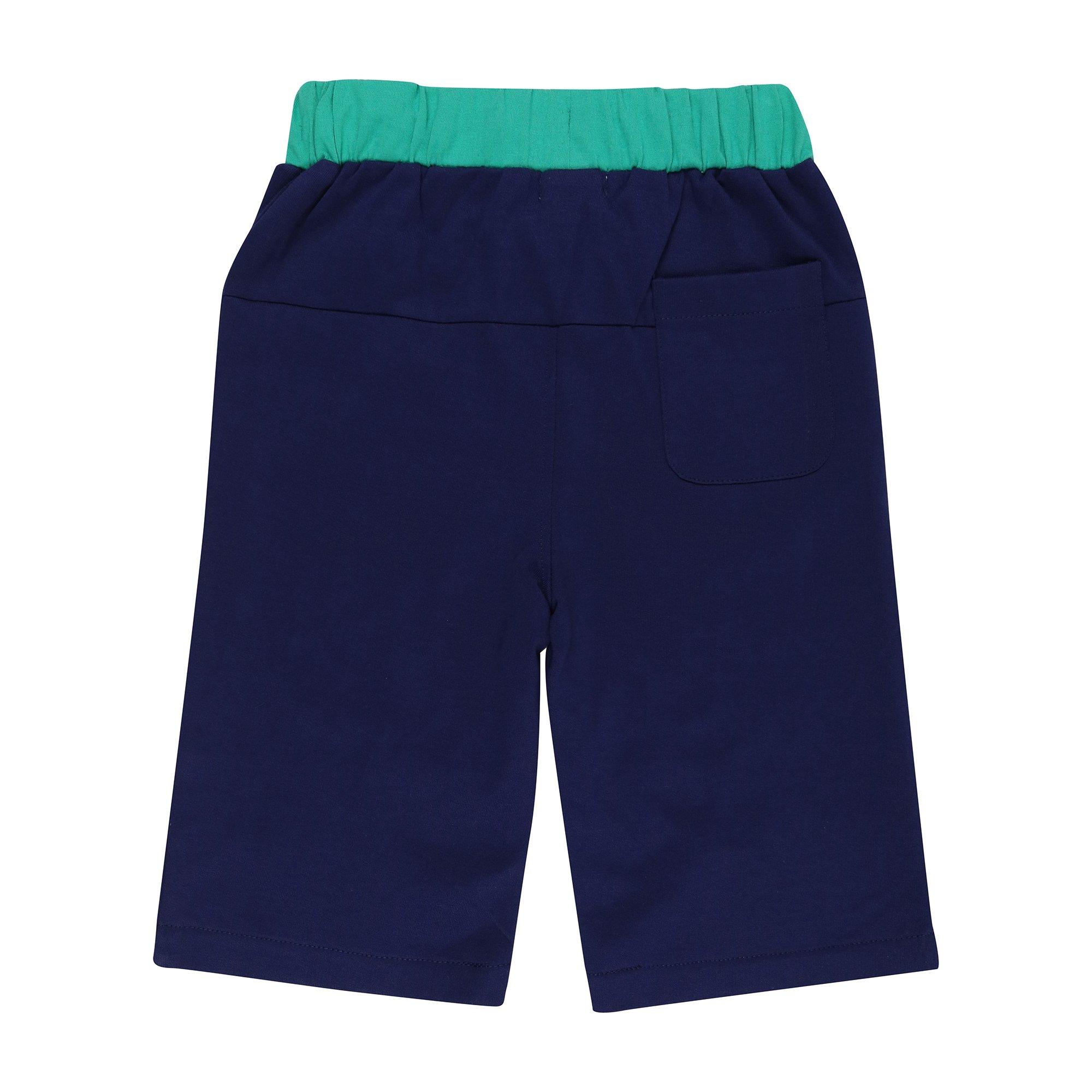 Azul marino - Lilly and Sid - Croc Fish Jogger Shorts - 2
