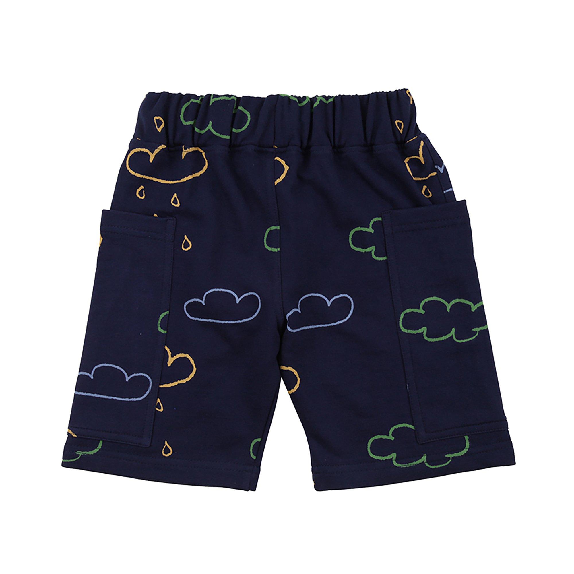 Navy - Lilly and Sid - Kids' Cargo Shorts - 2