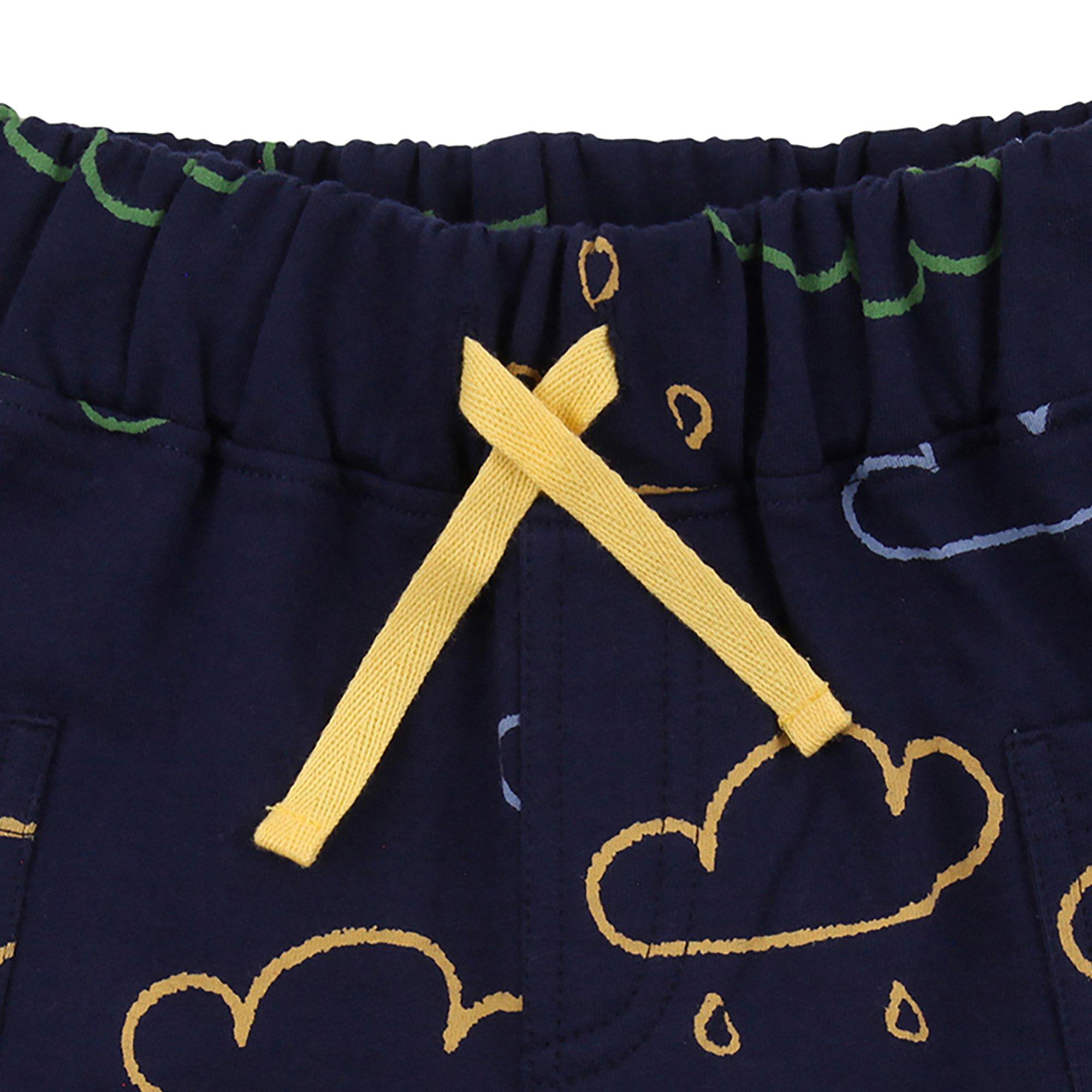 Navy - Lilly and Sid - Kids' Cargo Shorts - 3