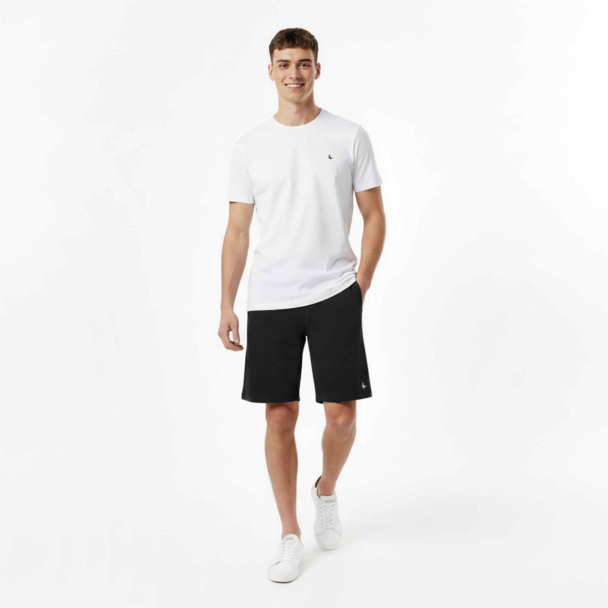 Nero - Jack Wills - Balmore Pheasant Sweat Shorts Mens - 5