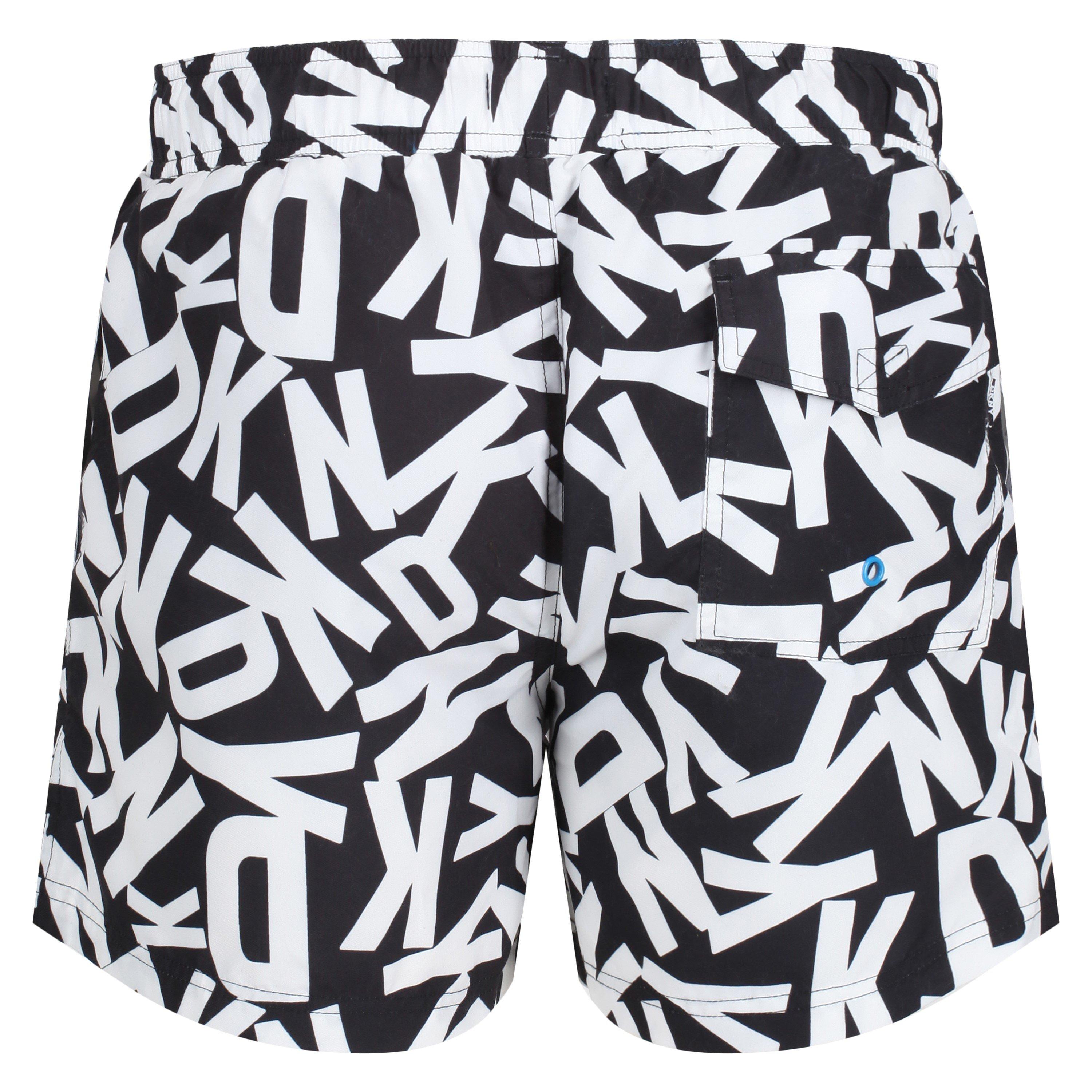Preto/Branco - DKNY - DKNY Mens Swim Shorts Bequia - 2