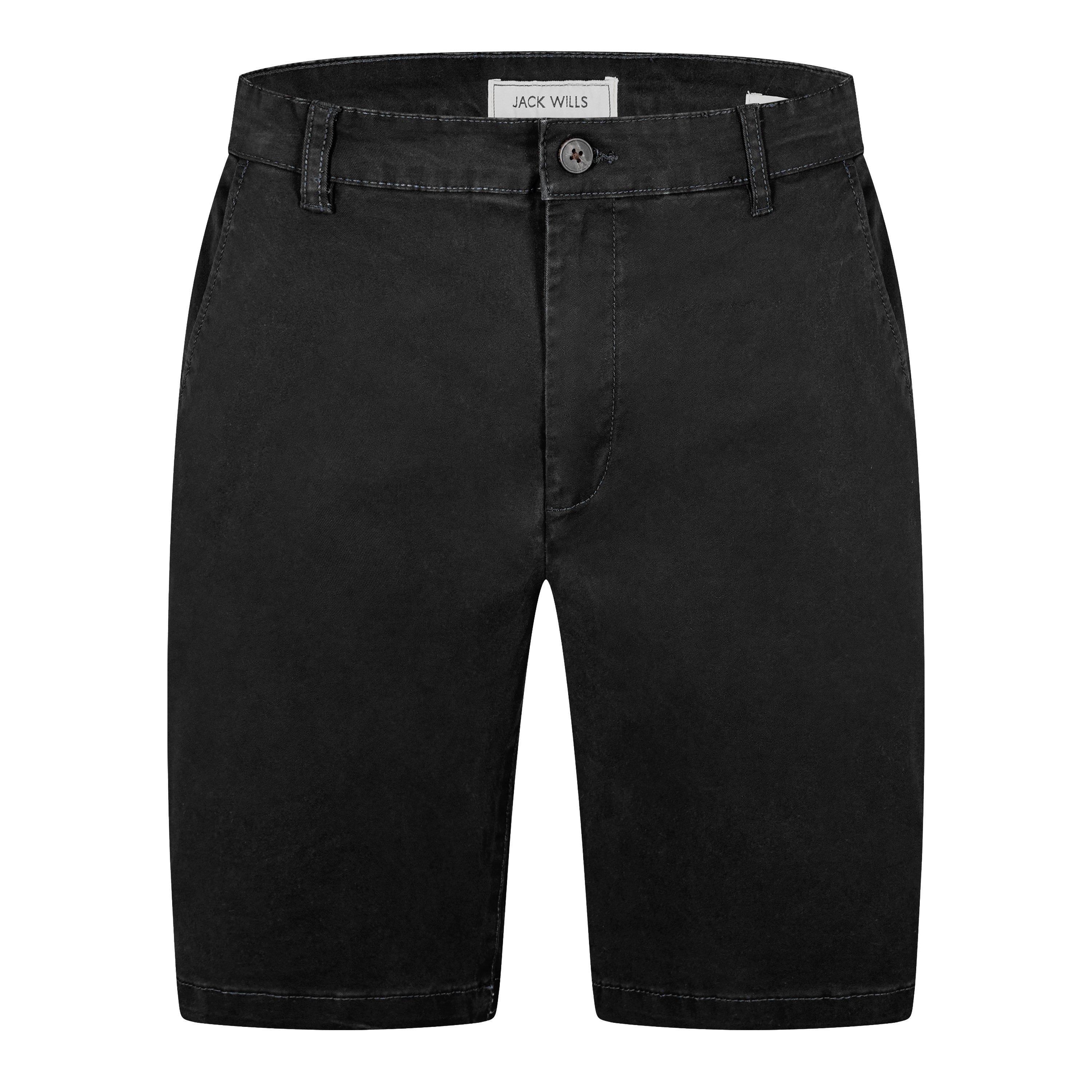 Jack Wills Men's Slim Chino Shorts - Black - 32R