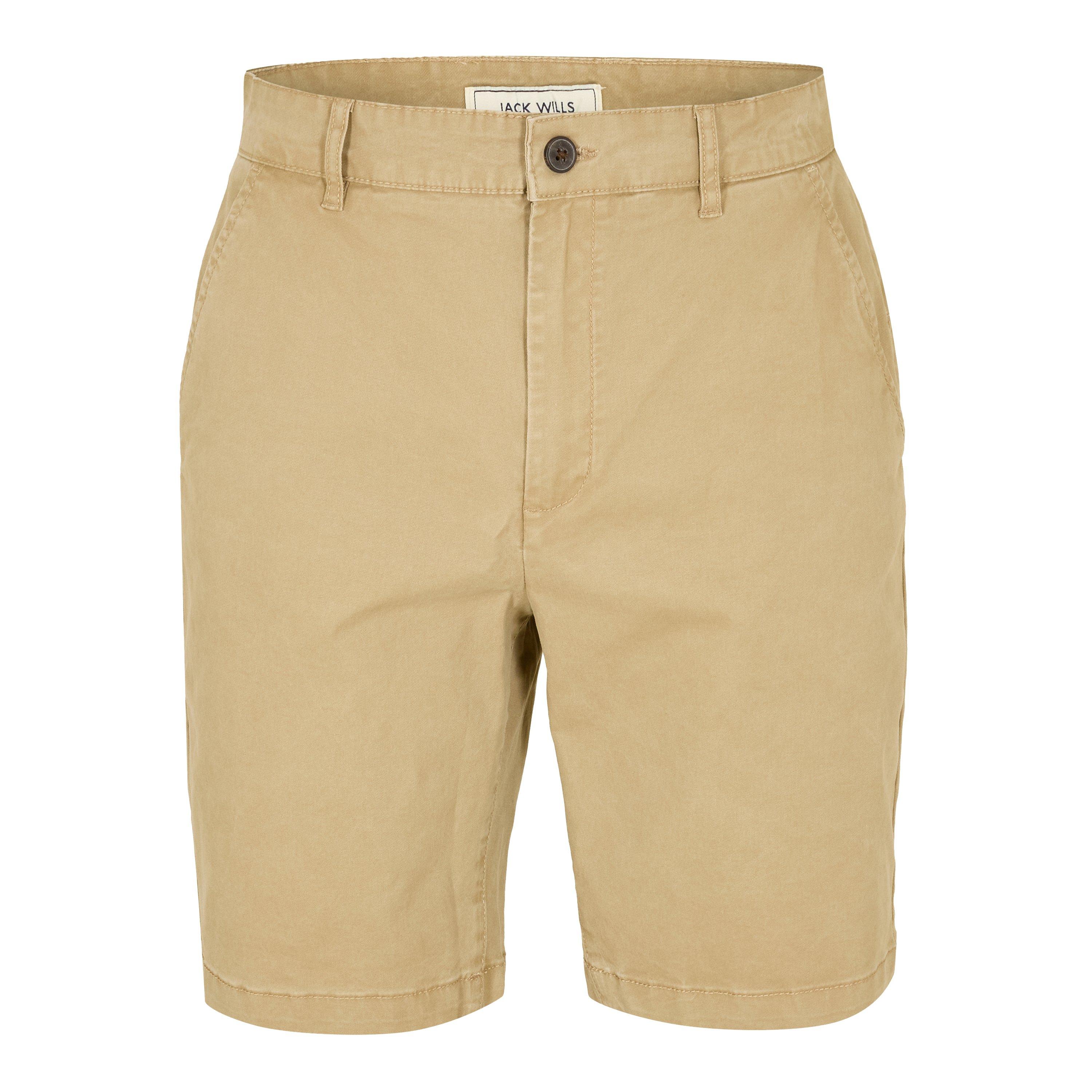 Jack Wills Men's Slim Chino Shorts - Stone - 34R
