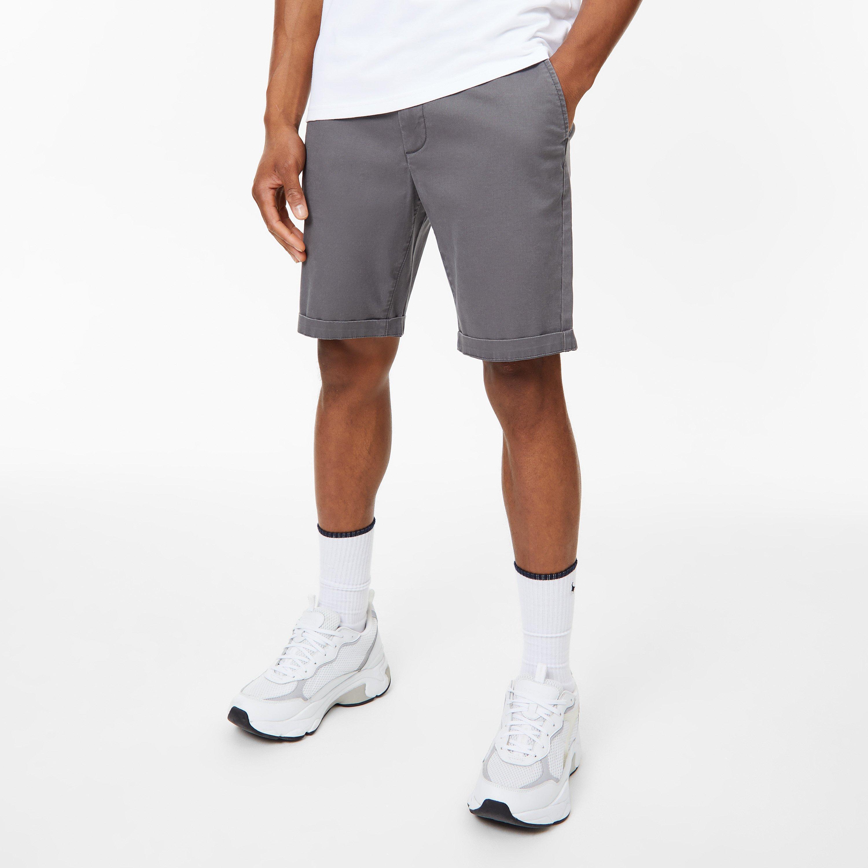 Jack Wills Men's Slim Chino Shorts - Slate - 30W R