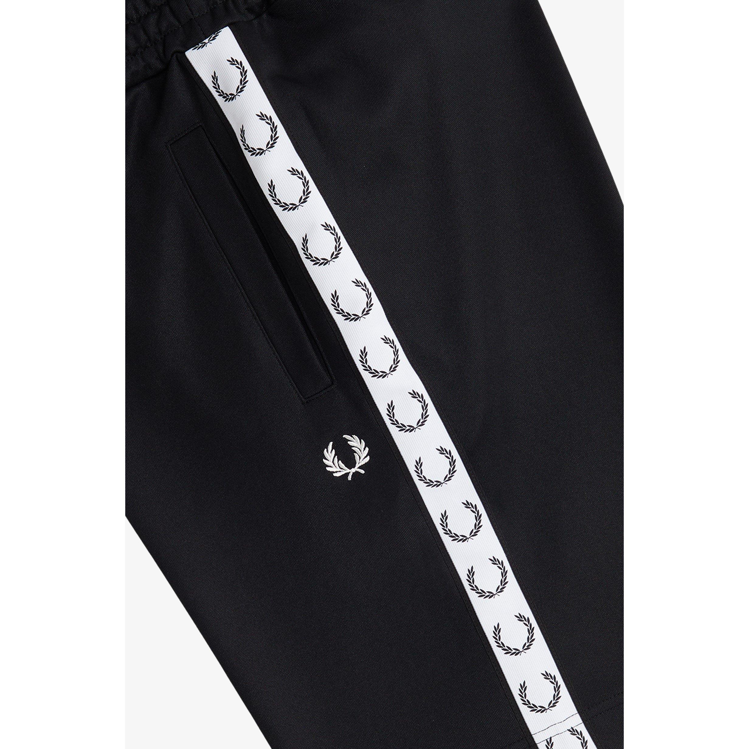 Black 102 - Fred Perry - Men's Fleece Jogger Shorts - 3