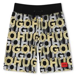 Hugo All Over Print Shorts Juniors