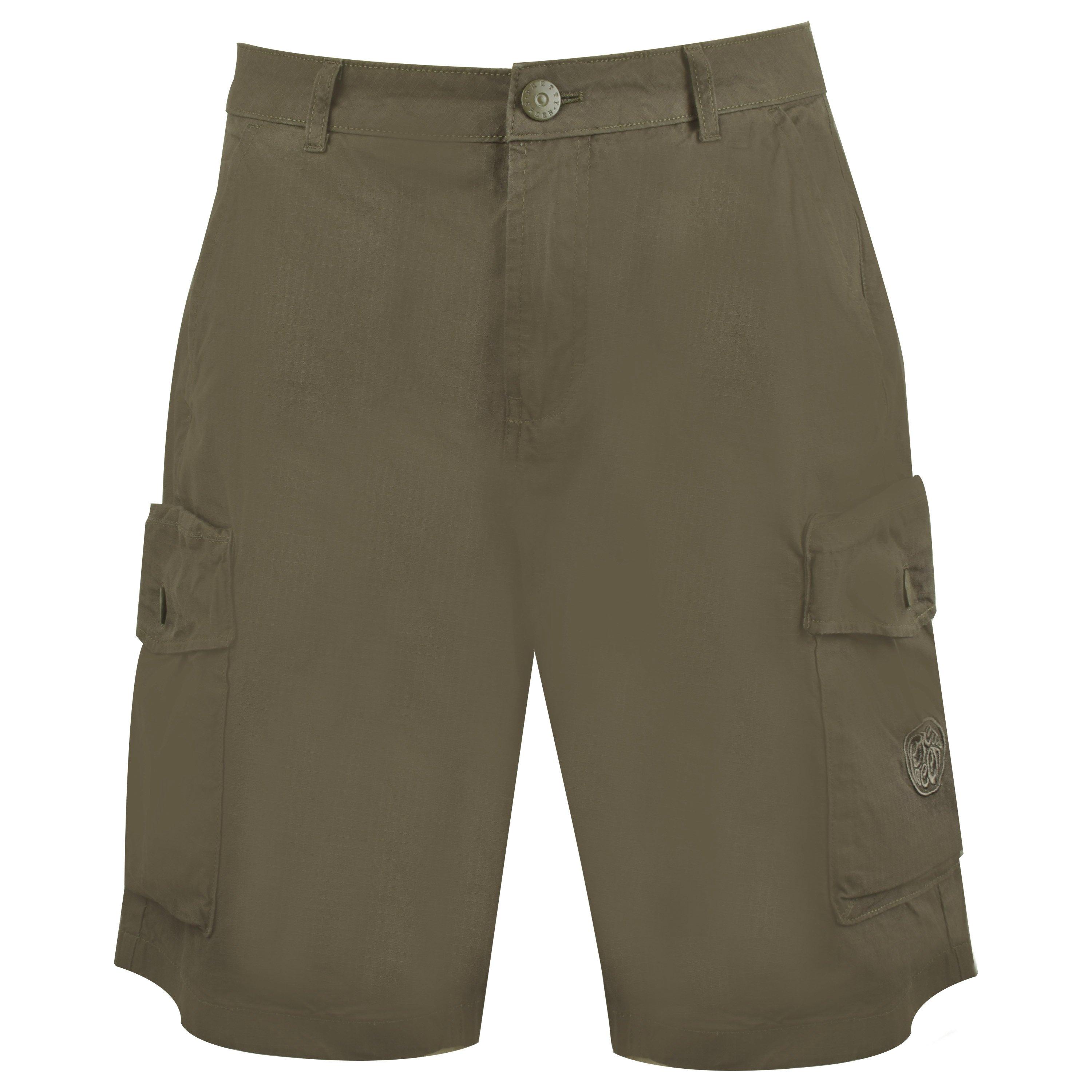 Pretty Green Men's Cargo Shorts - Khaki - Small