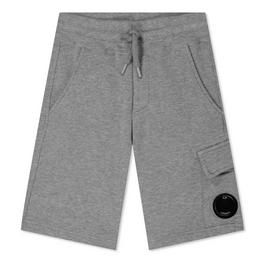 CP Company BoysLens Fleece Cargo Shorts