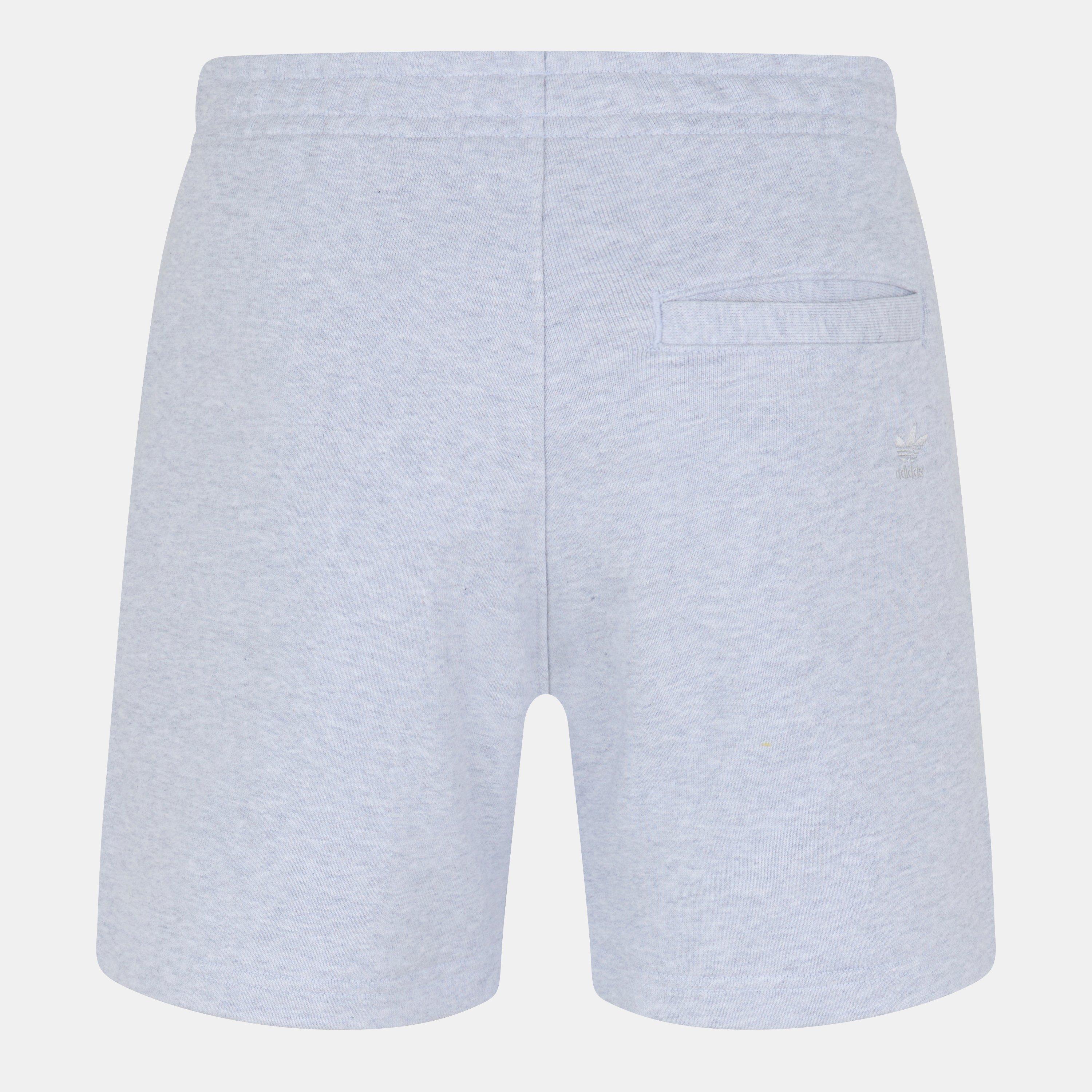 Gray - adidas Originals - Adults Fleece Jogger Shorts - 2