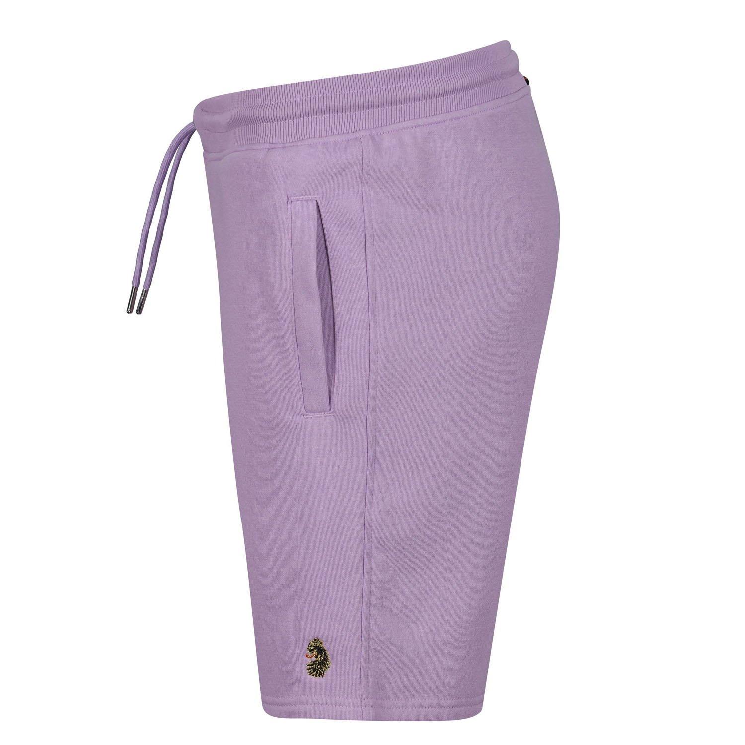 Lavender - Luke - Men's Jersey Jogger Shorts - 2