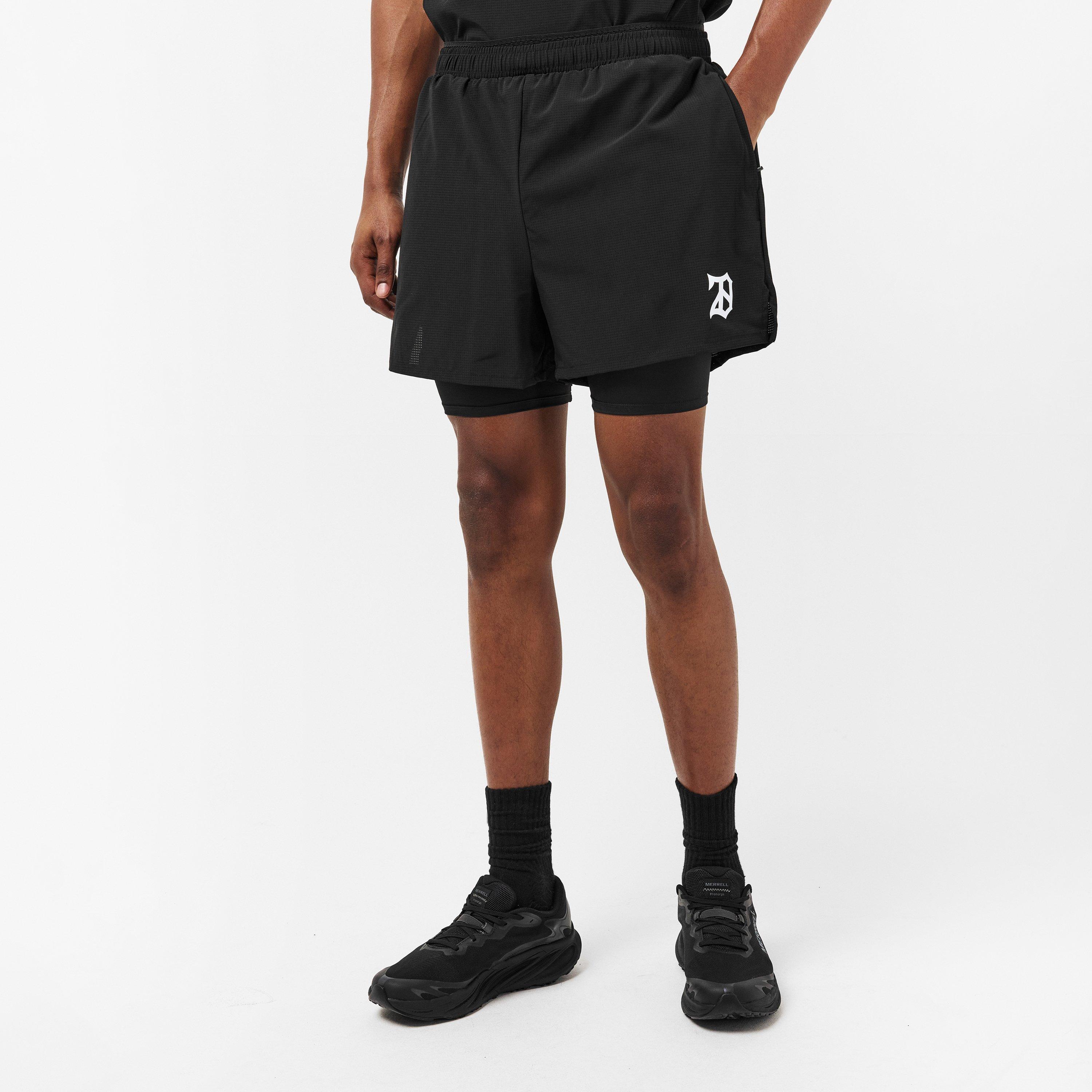 Black - 28 Club - Men's Performance Gym Shorts - 3