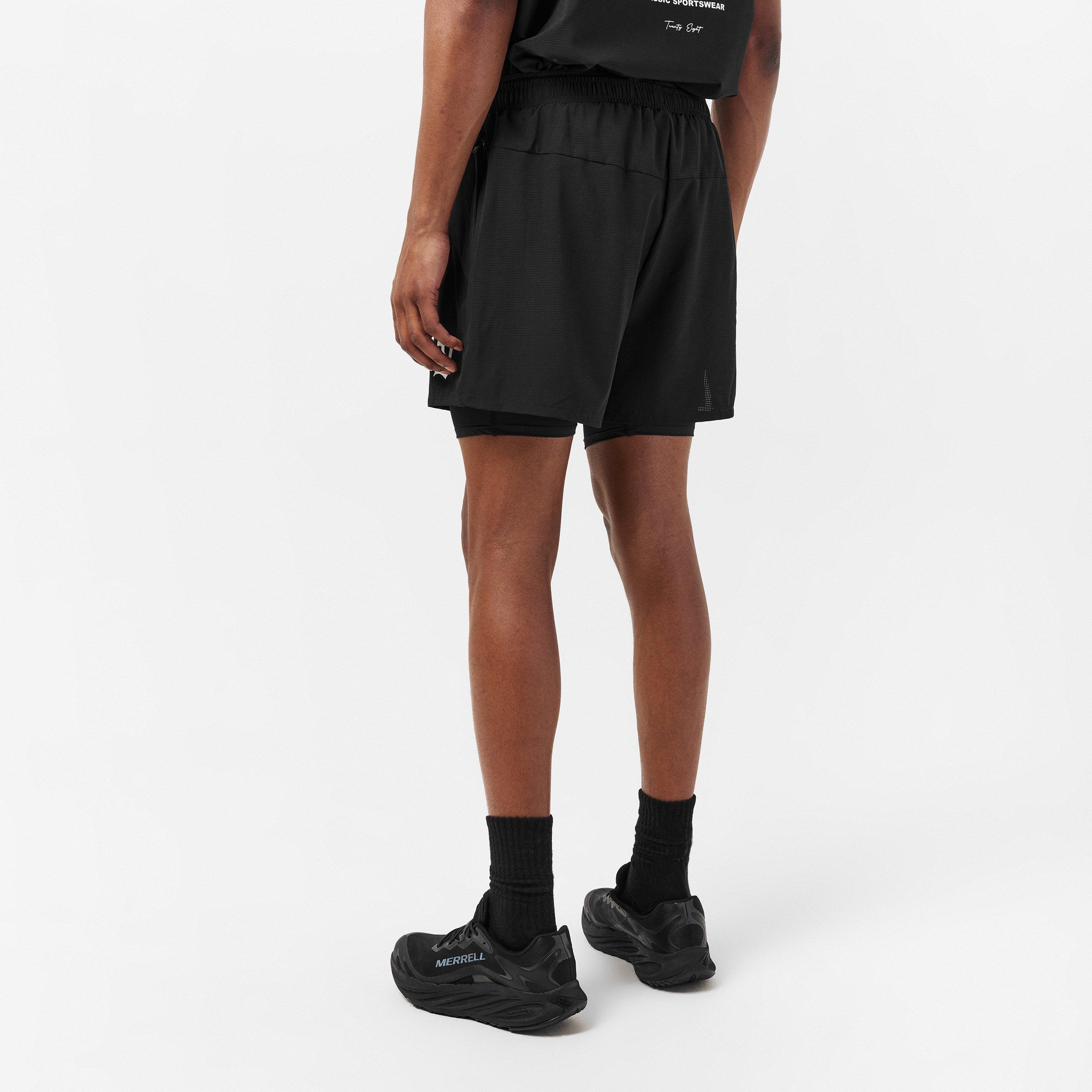 Black - 28 Club - Men's Performance Gym Shorts - 4
