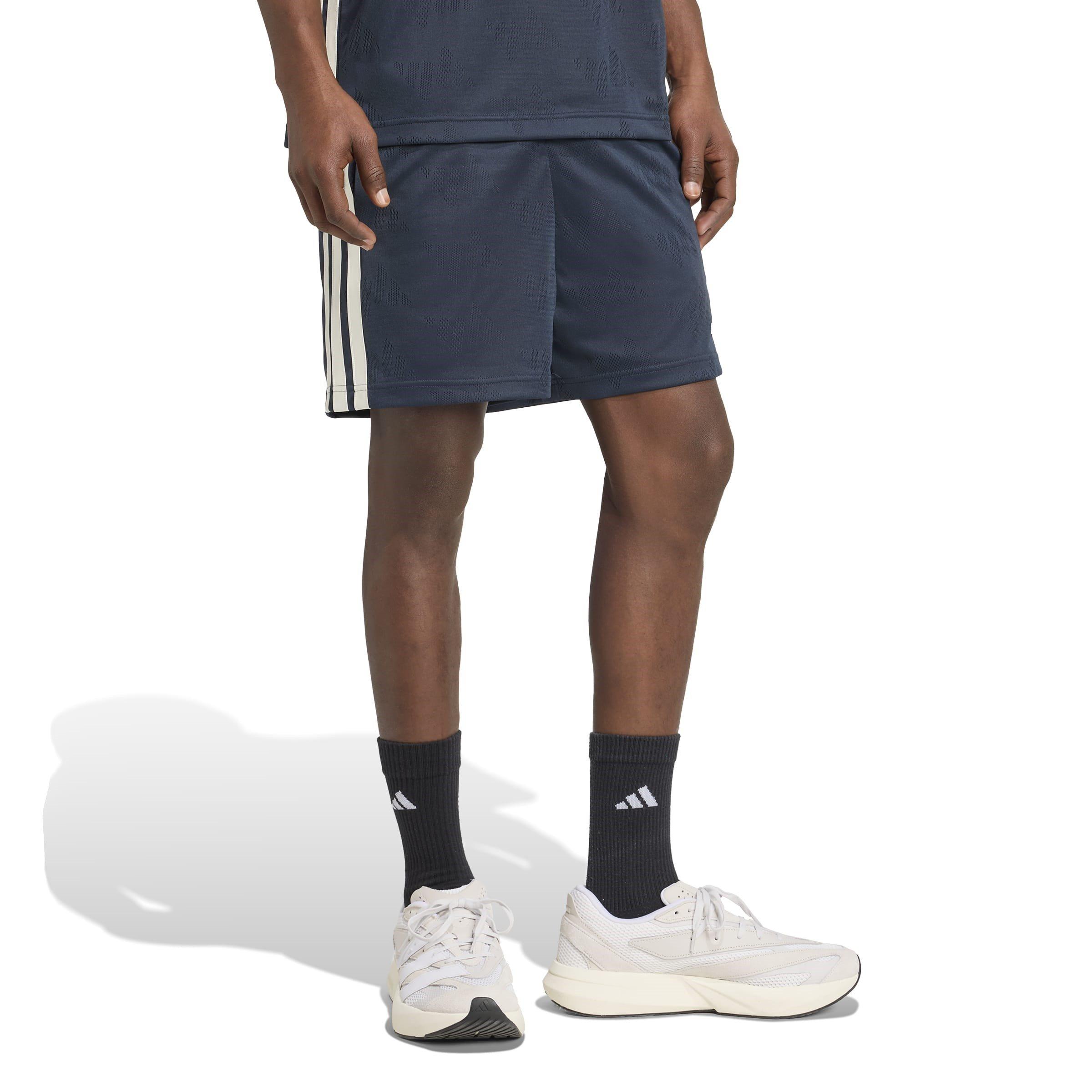 Aur.Ink/OffWht - adidas - Stadium Jacquard Mens Short - 6