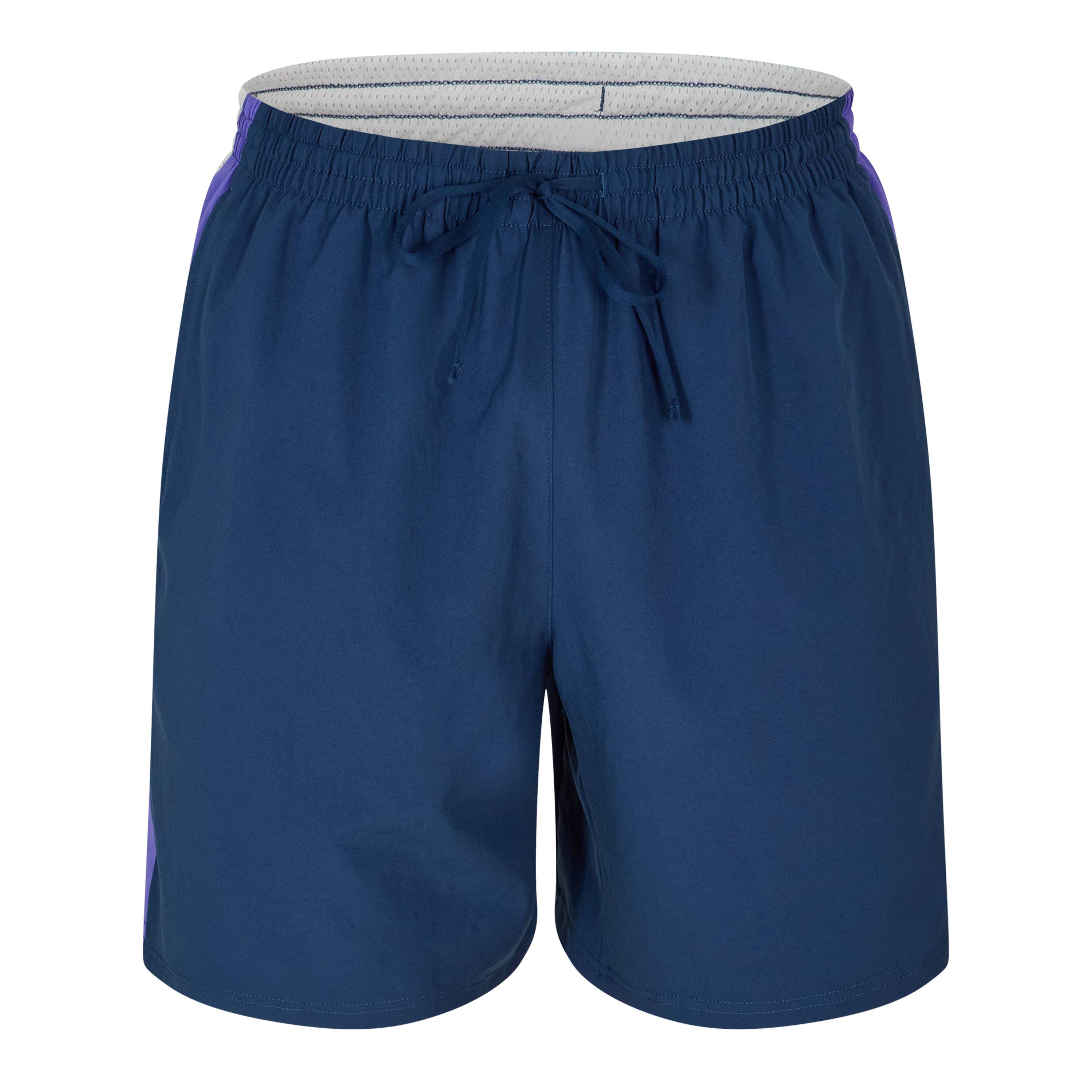 Navy/Purple - New Balance - Men's Performance Gym Shorts - 1