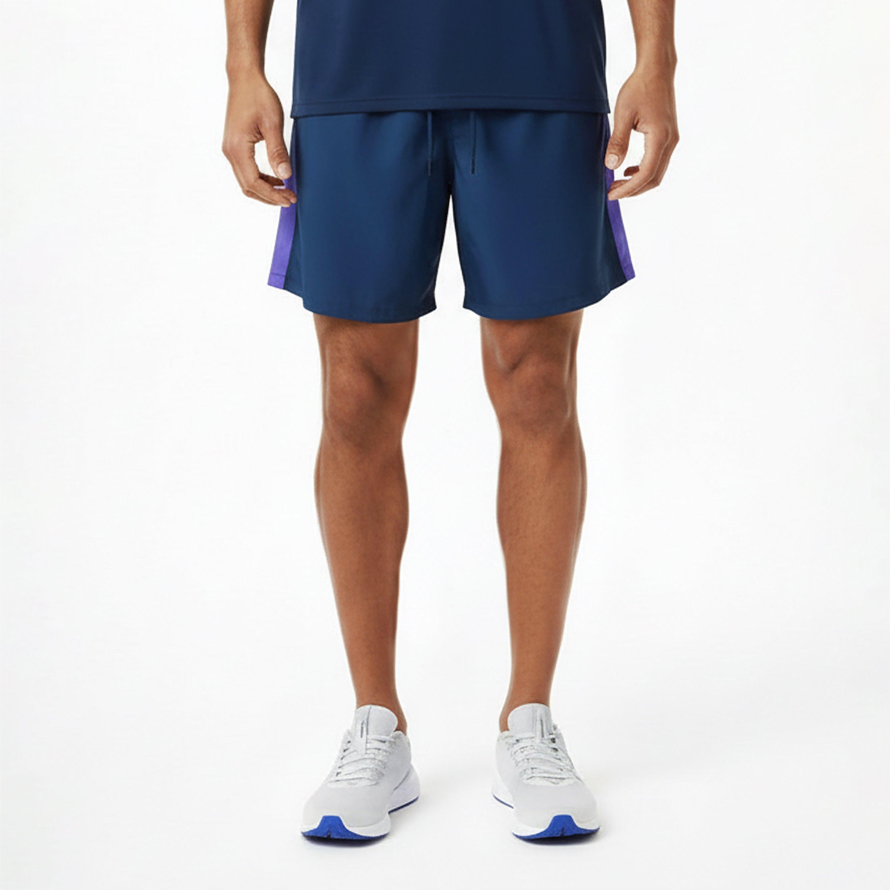 Navy/Purple - New Balance - Men's Performance Gym Shorts - 3