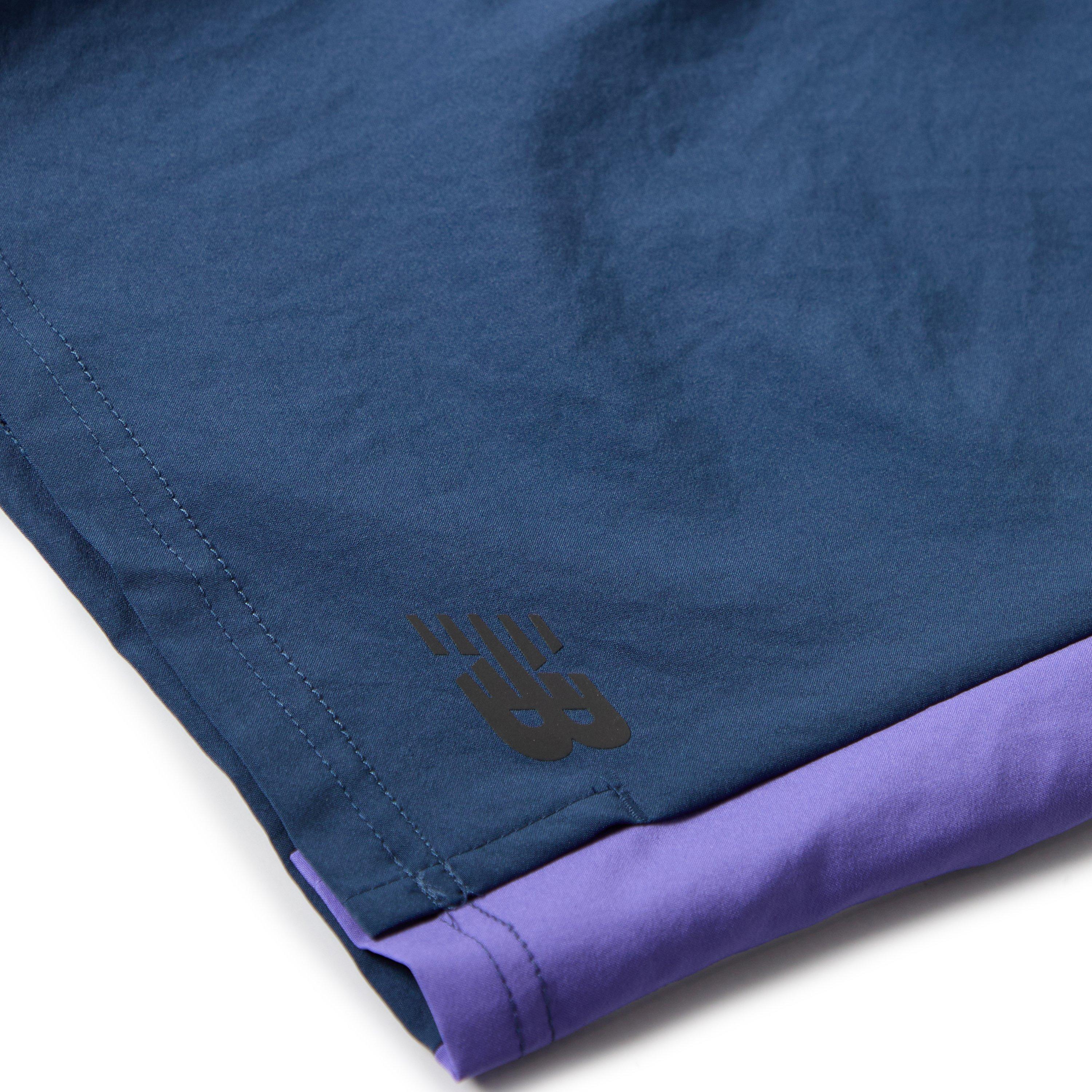 Navy/Purple - New Balance - Men's Performance Gym Shorts - 5