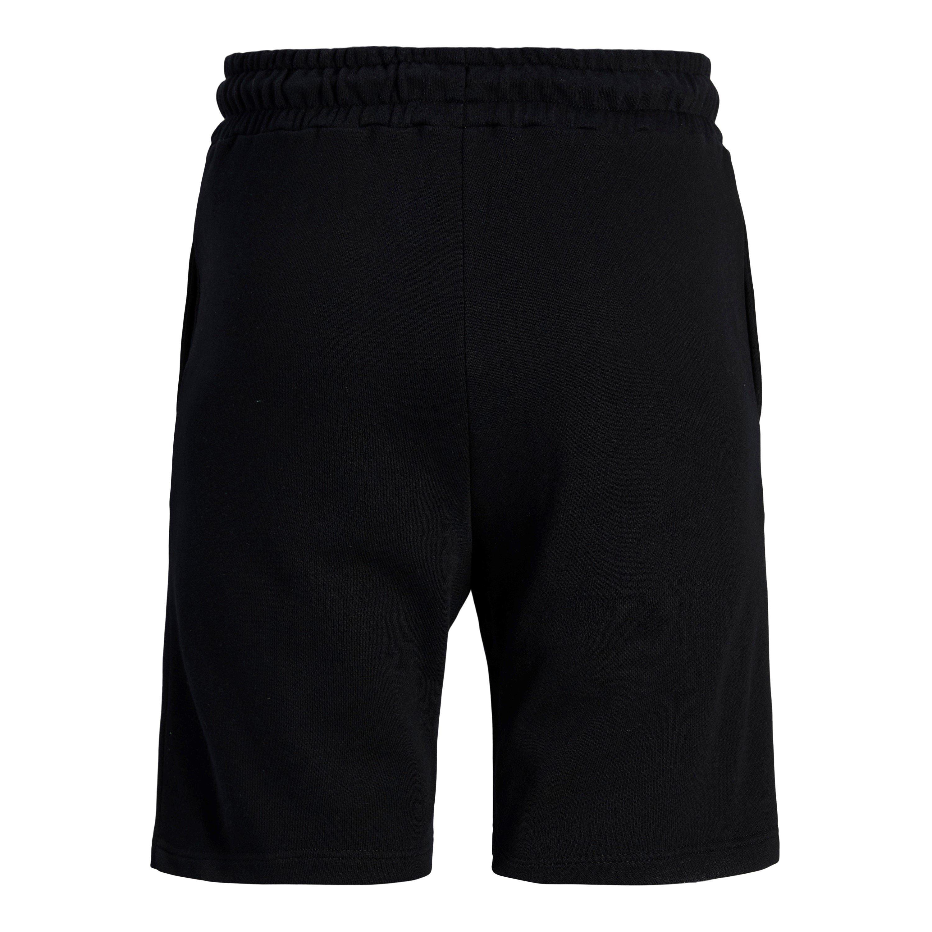 Black - Jack and Jones - Beau Fleece Jogger Shorts - 8