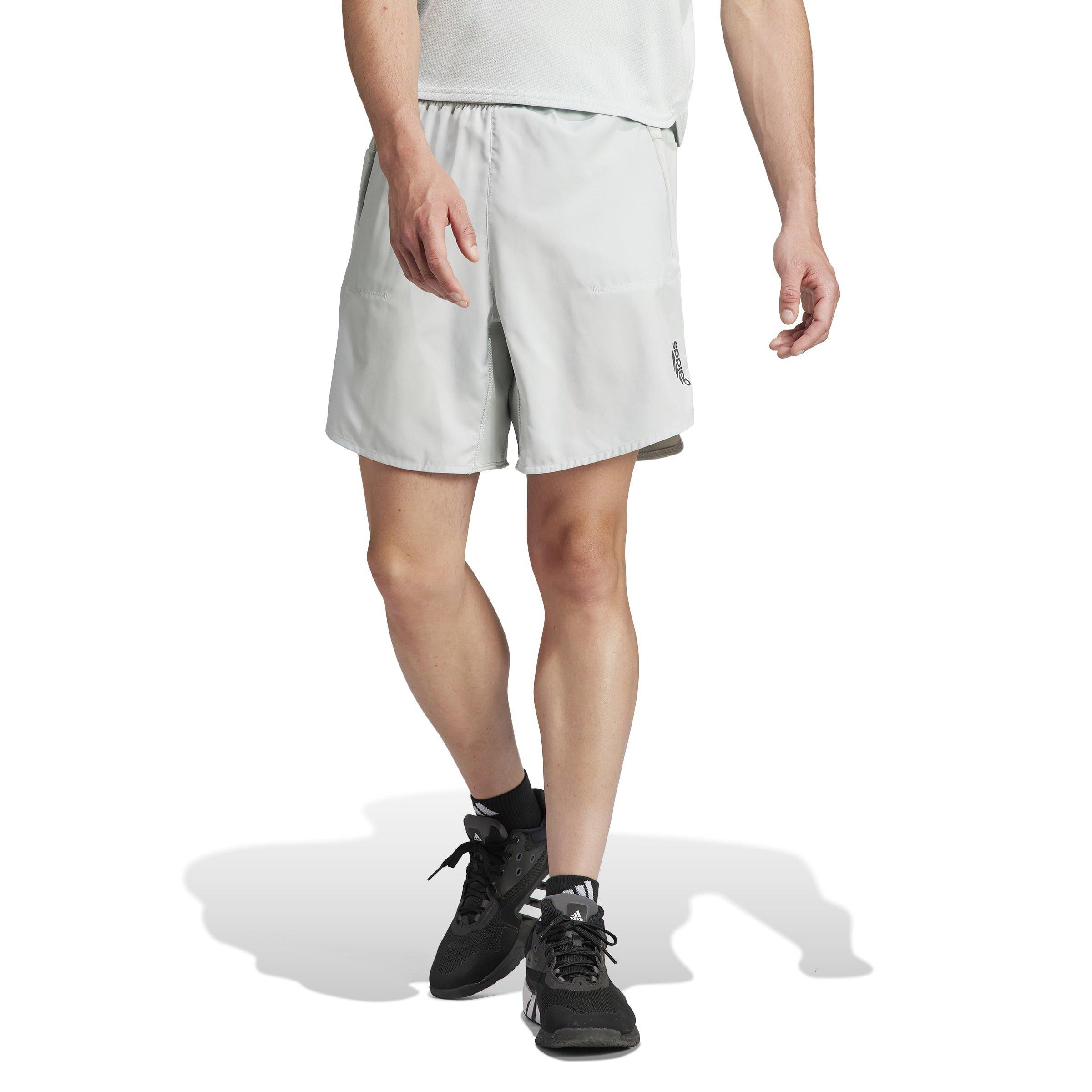 Grijs - adidas - Performance Gym Shorts - 2