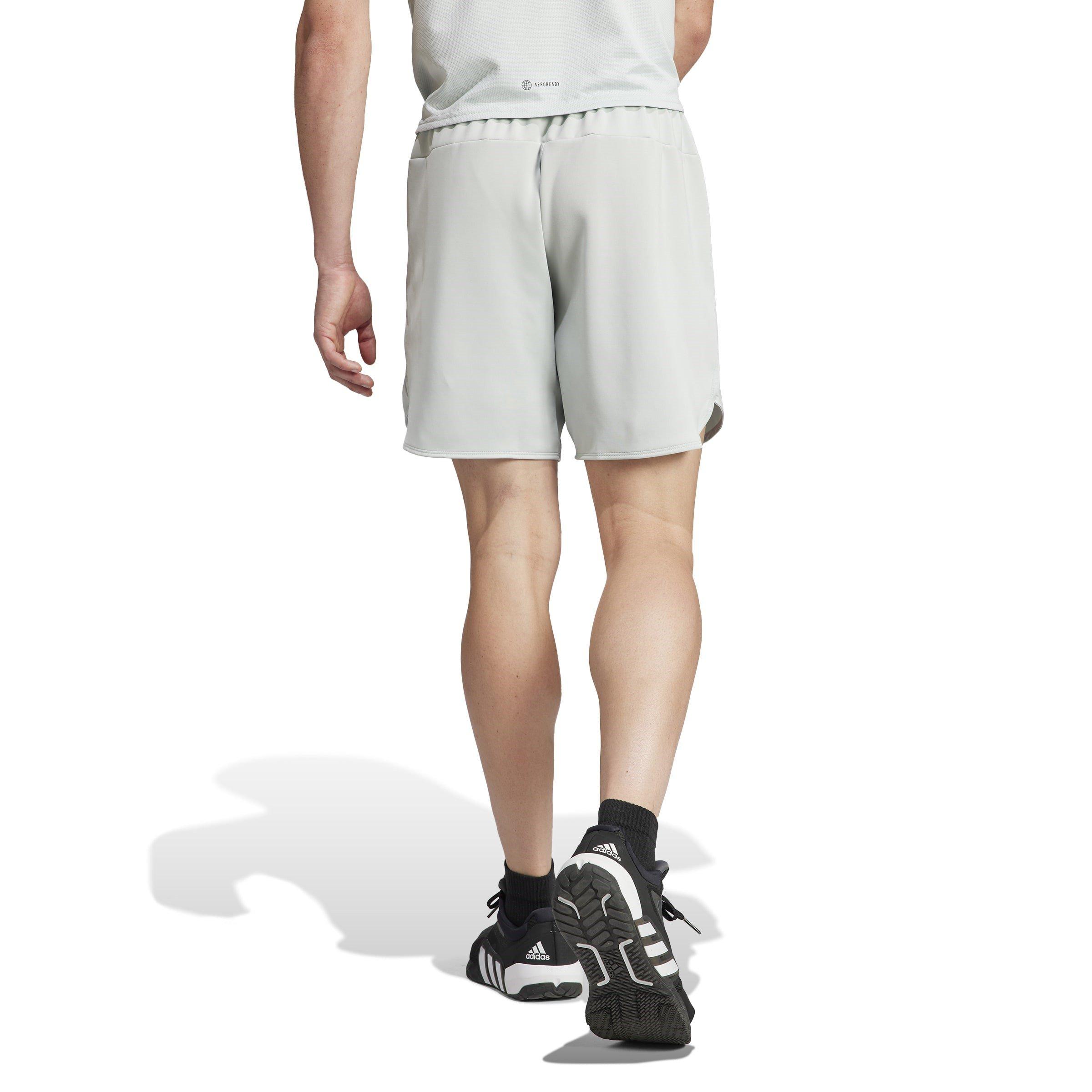 Grijs - adidas - Performance Gym Shorts - 3