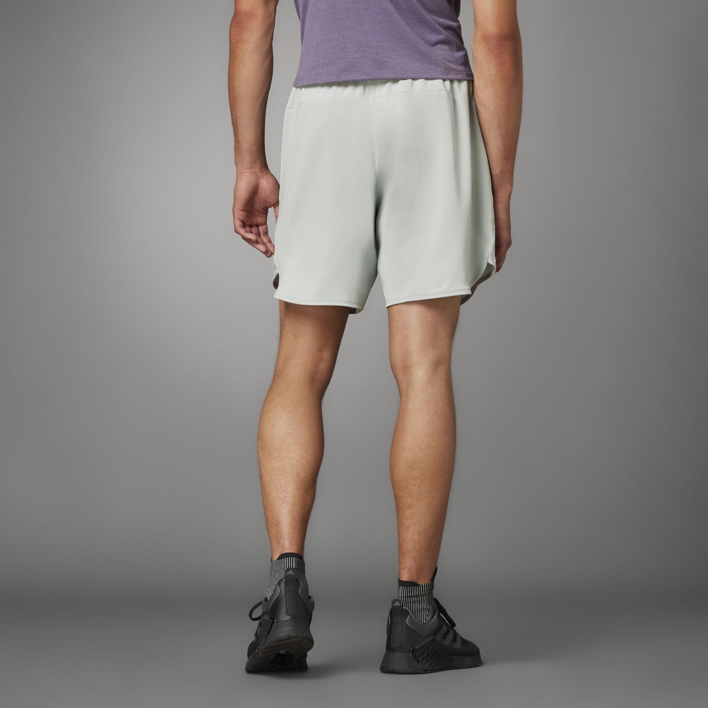Grijs - adidas - Performance Gym Shorts - 8