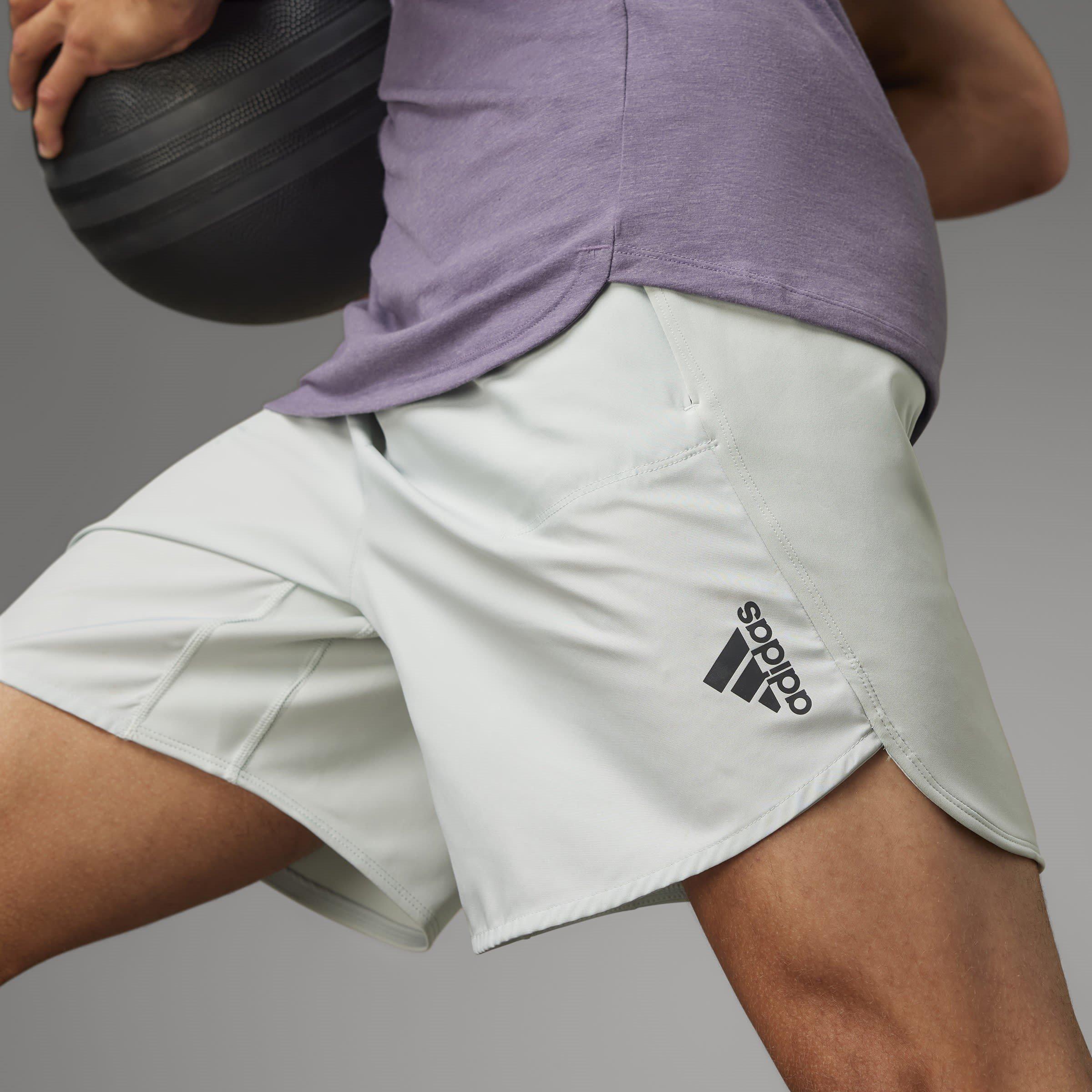 Grijs - adidas - Performance Gym Shorts - 9