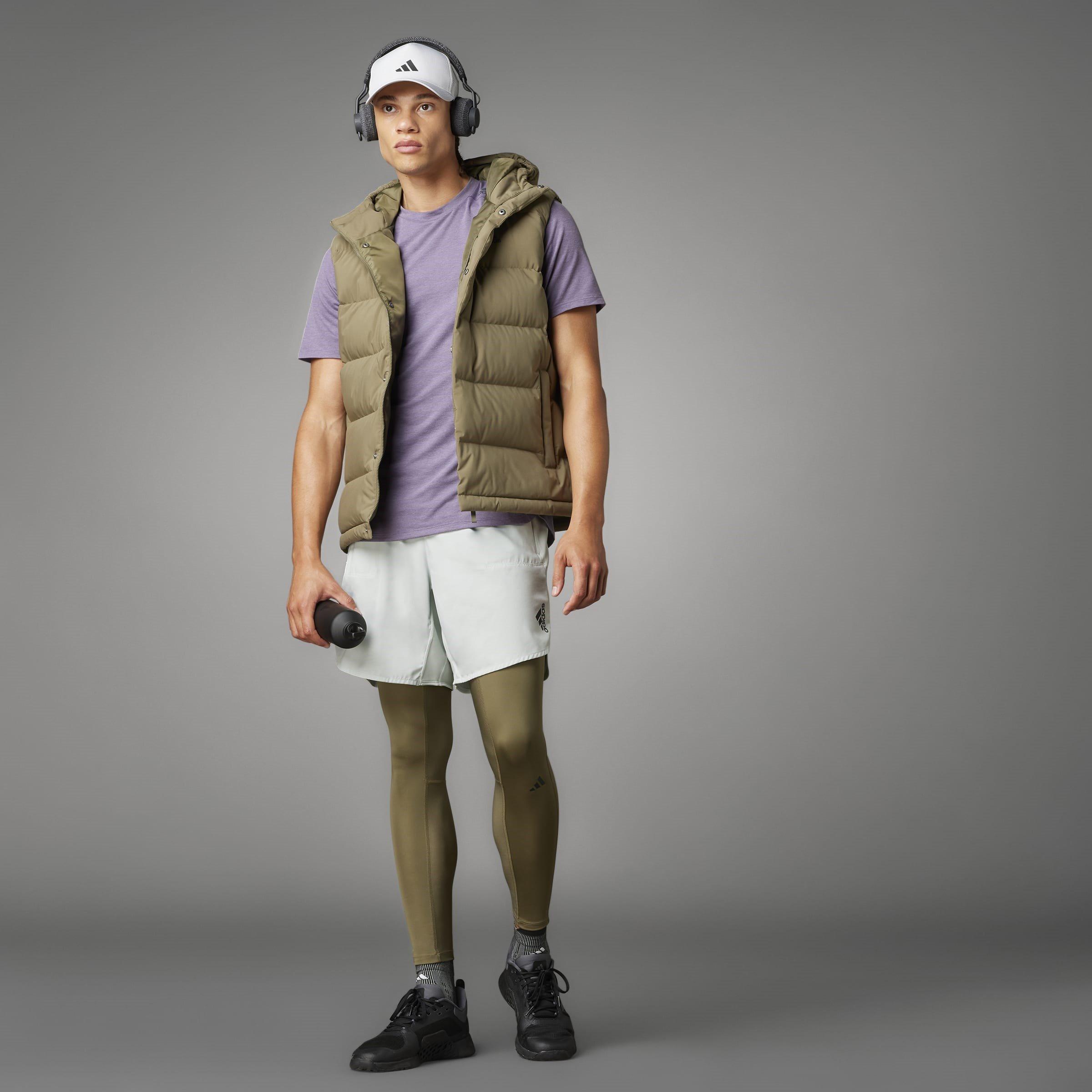 Grijs - adidas - Performance Gym Shorts - 10