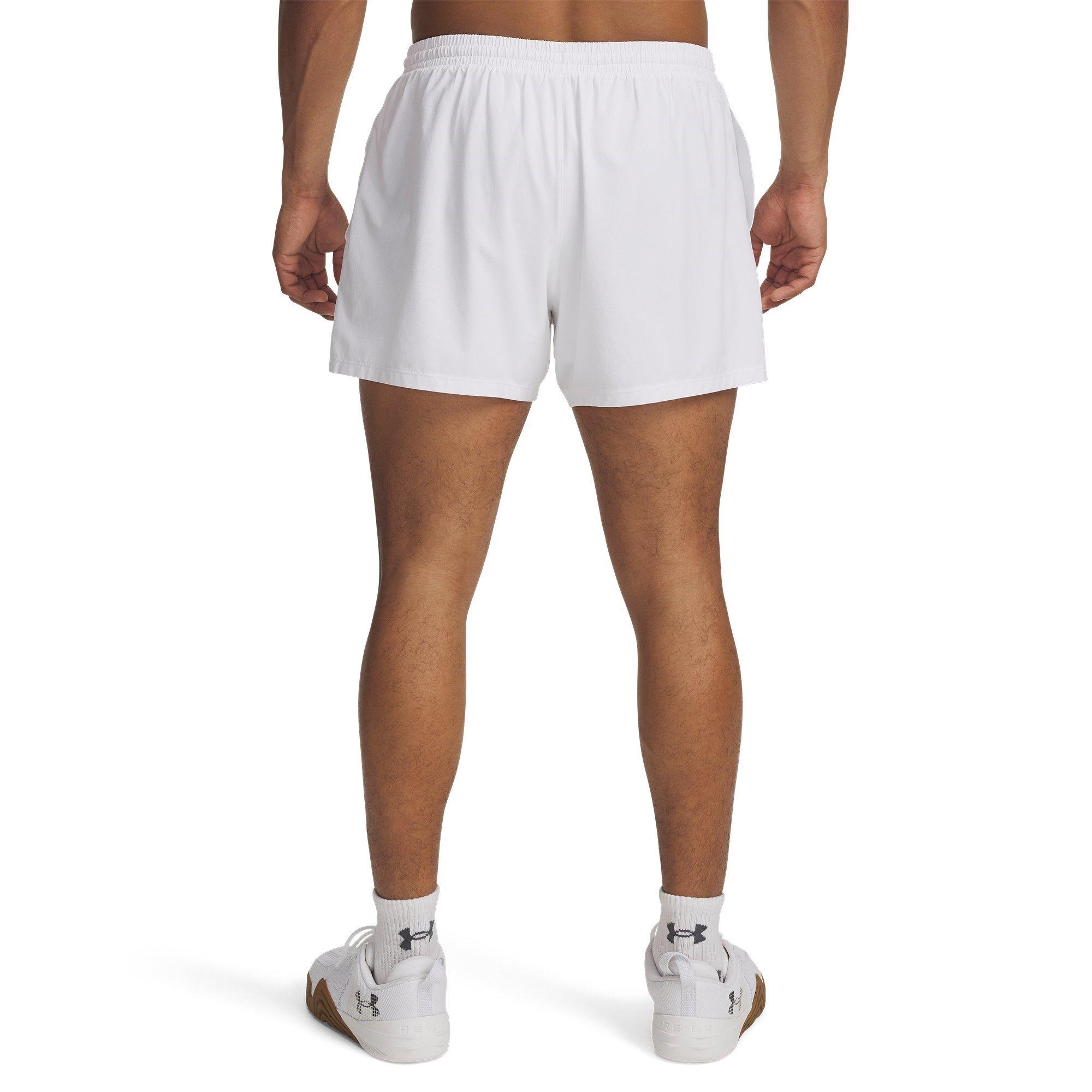 White - Under Armour - Performance Gym Shorts - 2