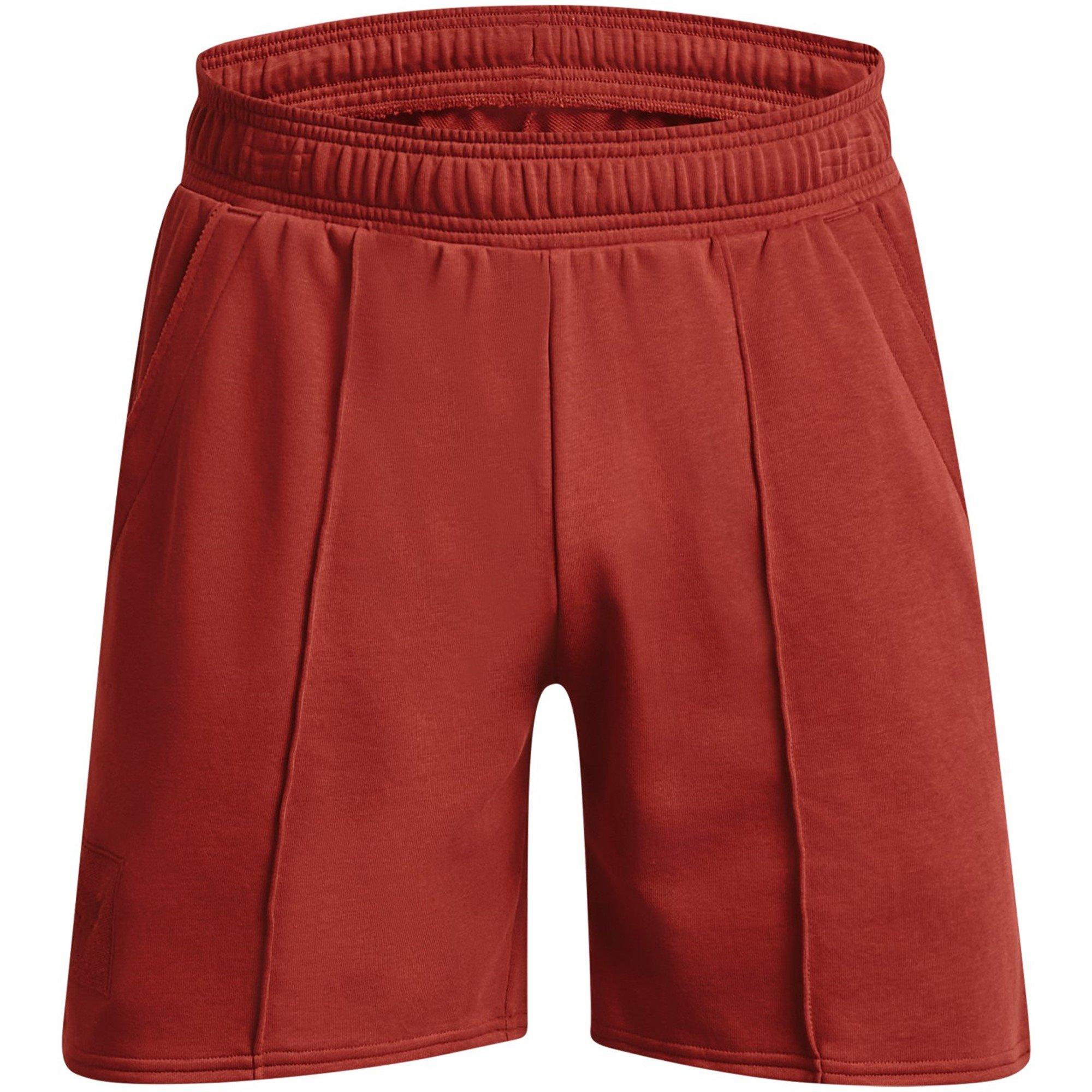 Under Armour Men's Rock Terry Performance Gym Shorts - Red - S