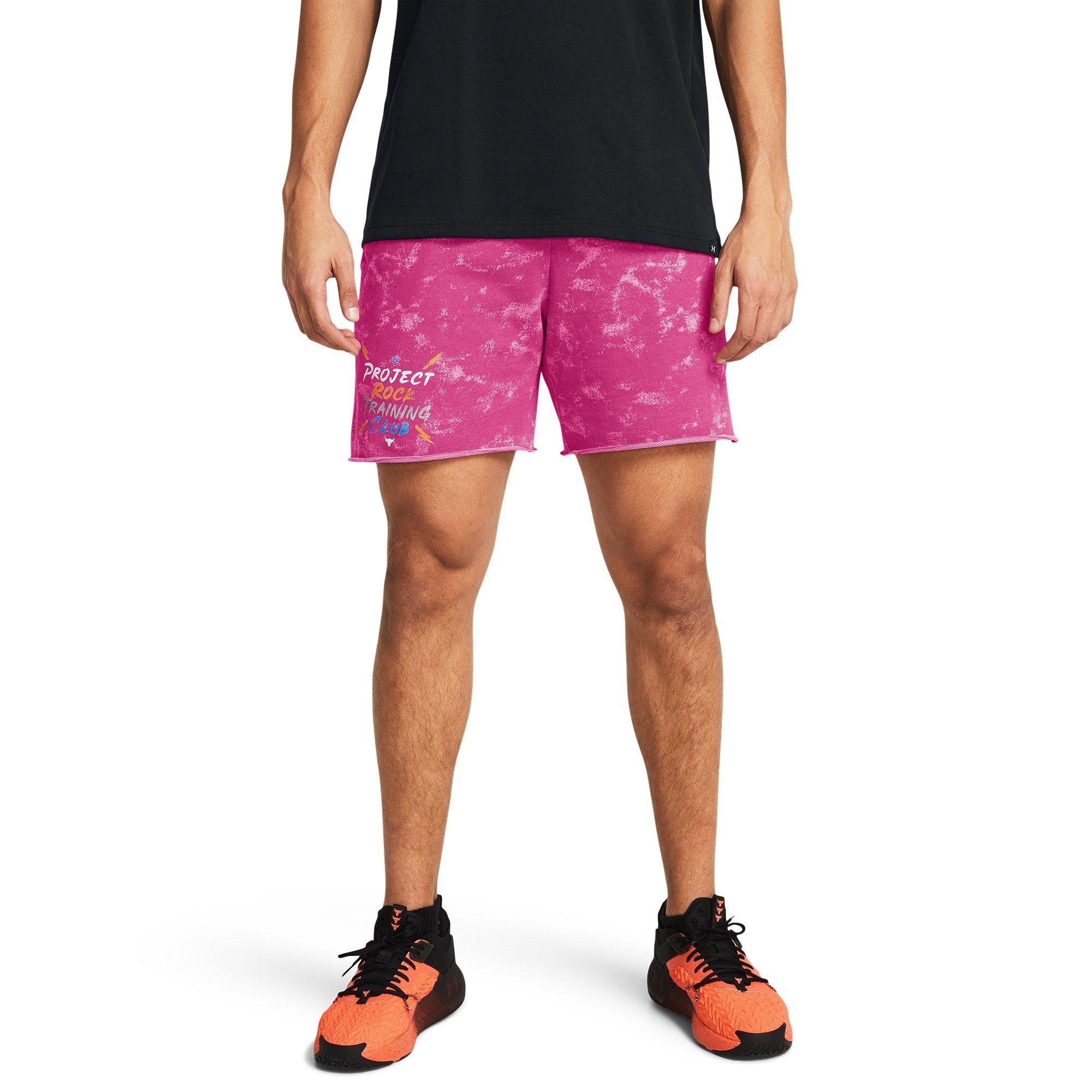 Pink - Under Armour - All Over Print Performance Gym Shorts - 3