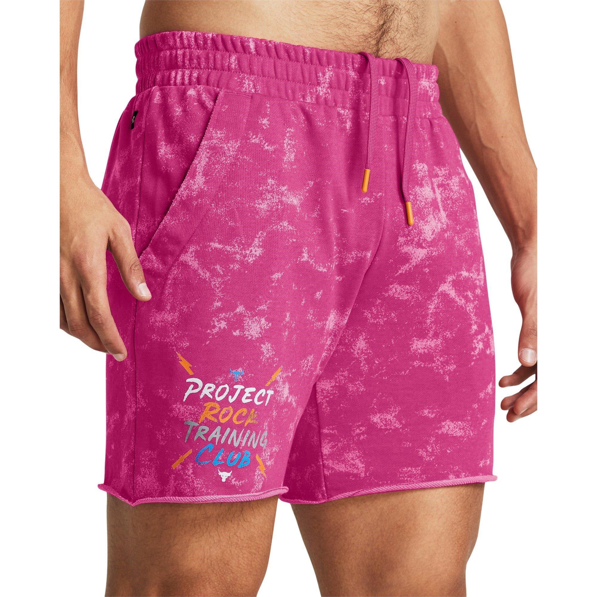 Pink - Under Armour - All Over Print Performance Gym Shorts - 5