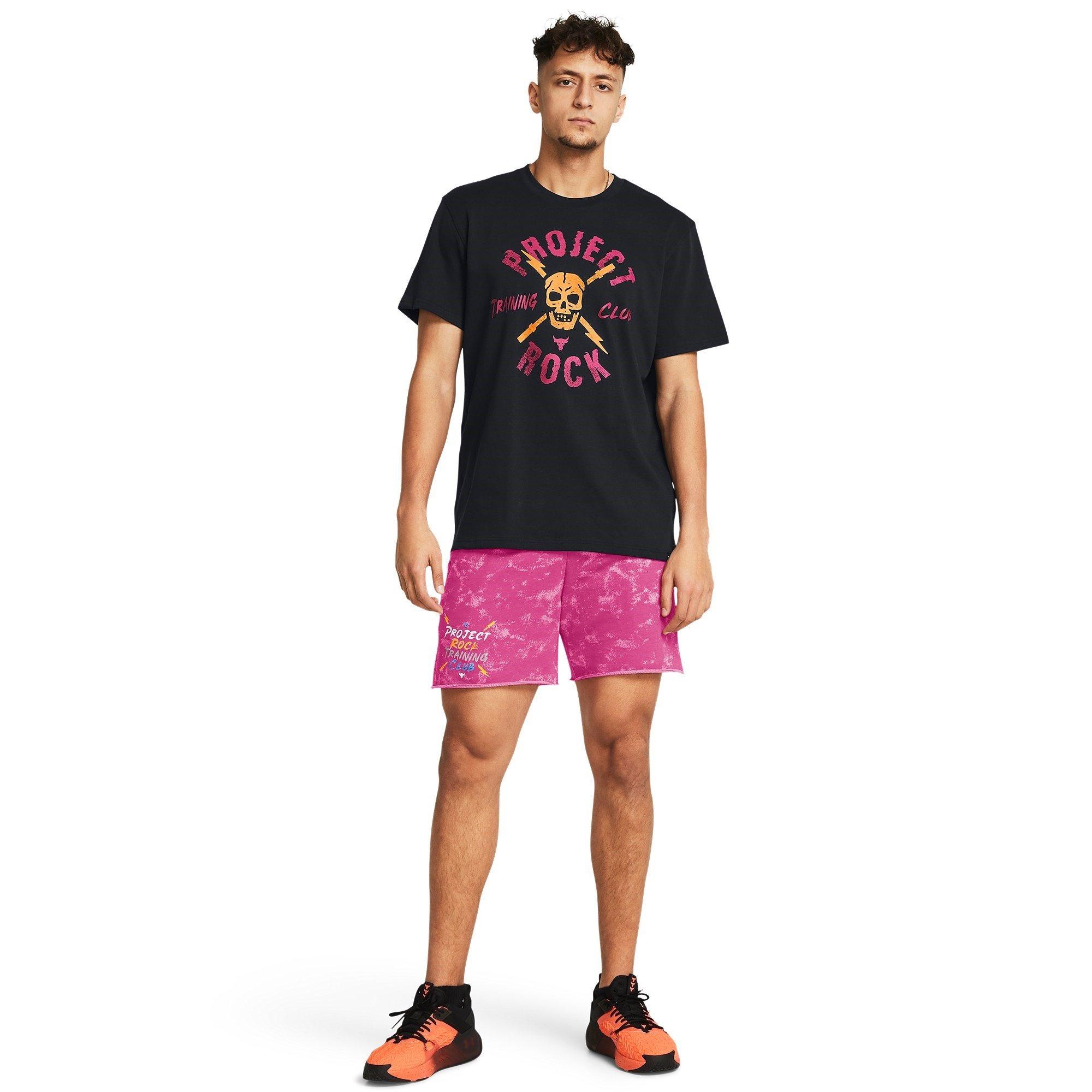 Pink - Under Armour - All Over Print Performance Gym Shorts - 6