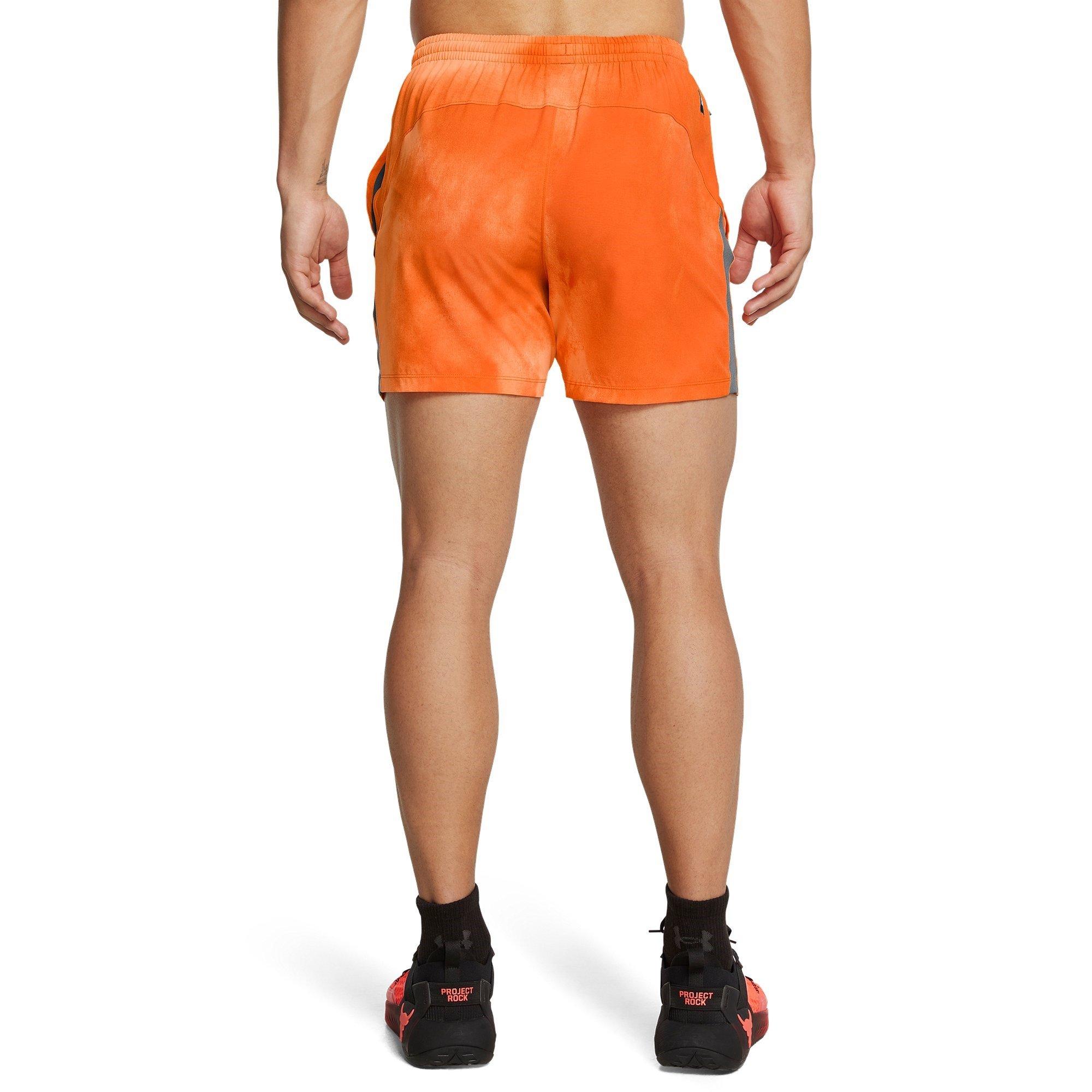 Orange - Under Armour - Rock Ultimate Performance Gym Shorts - 4