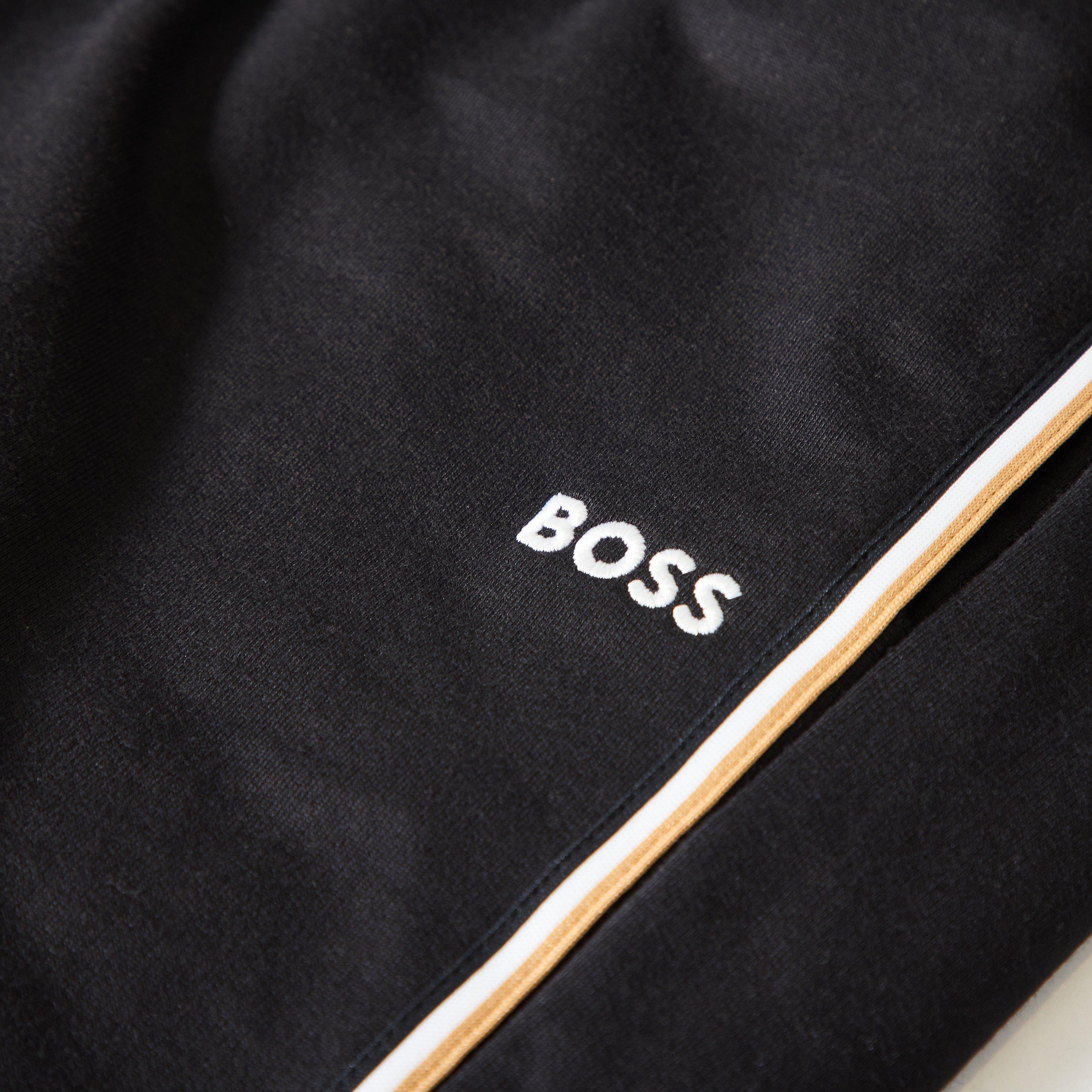 Black 001 - Boss - Men's Fleece Jogger Shorts - 5