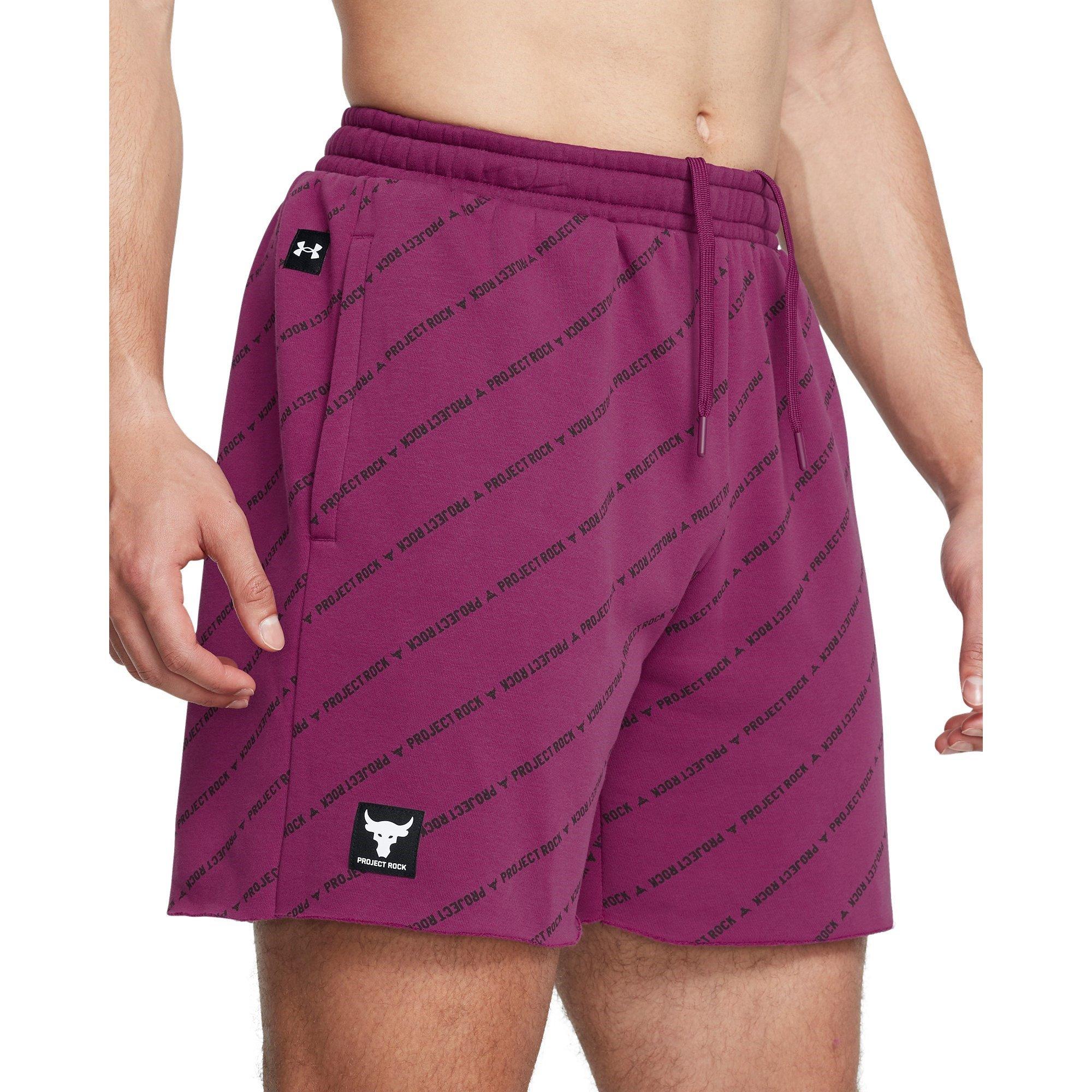 Purple - Under Armour - Performance Gym Shorts - 5