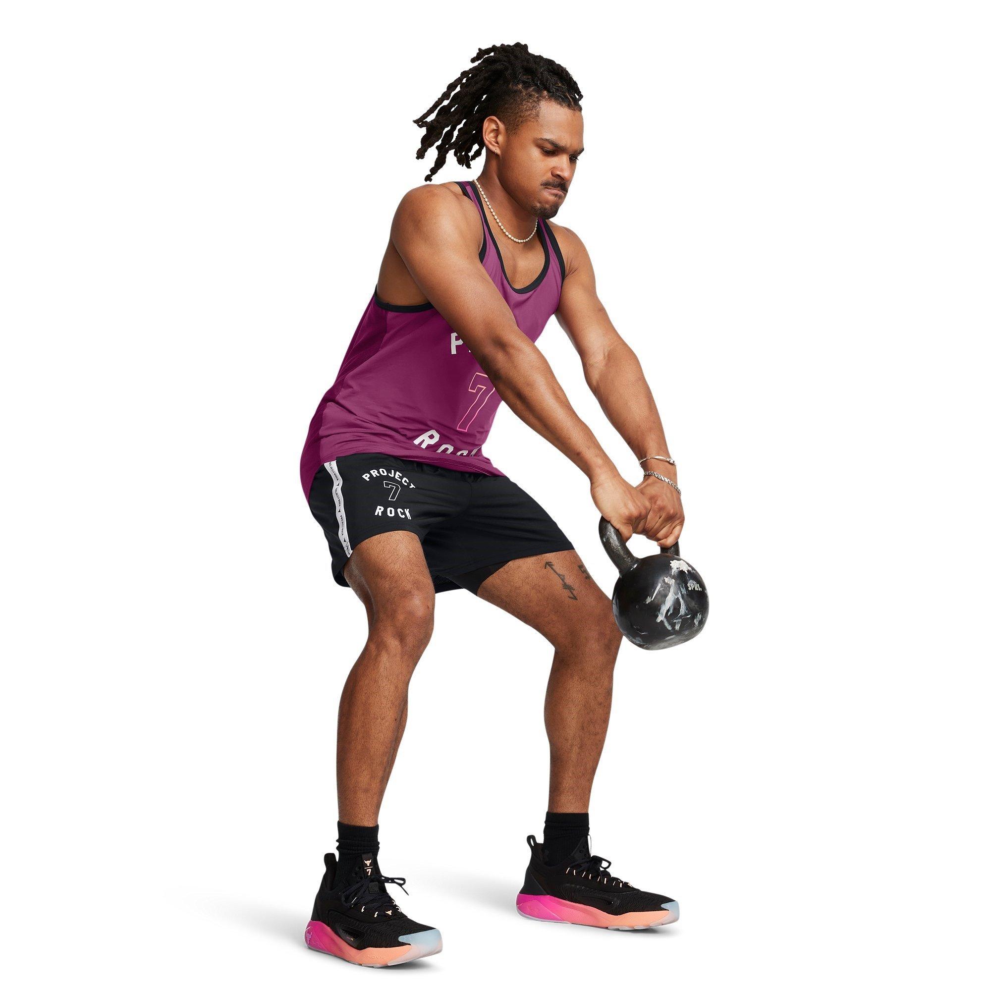 Black - Under Armour - Performance Gym Shorts - 6